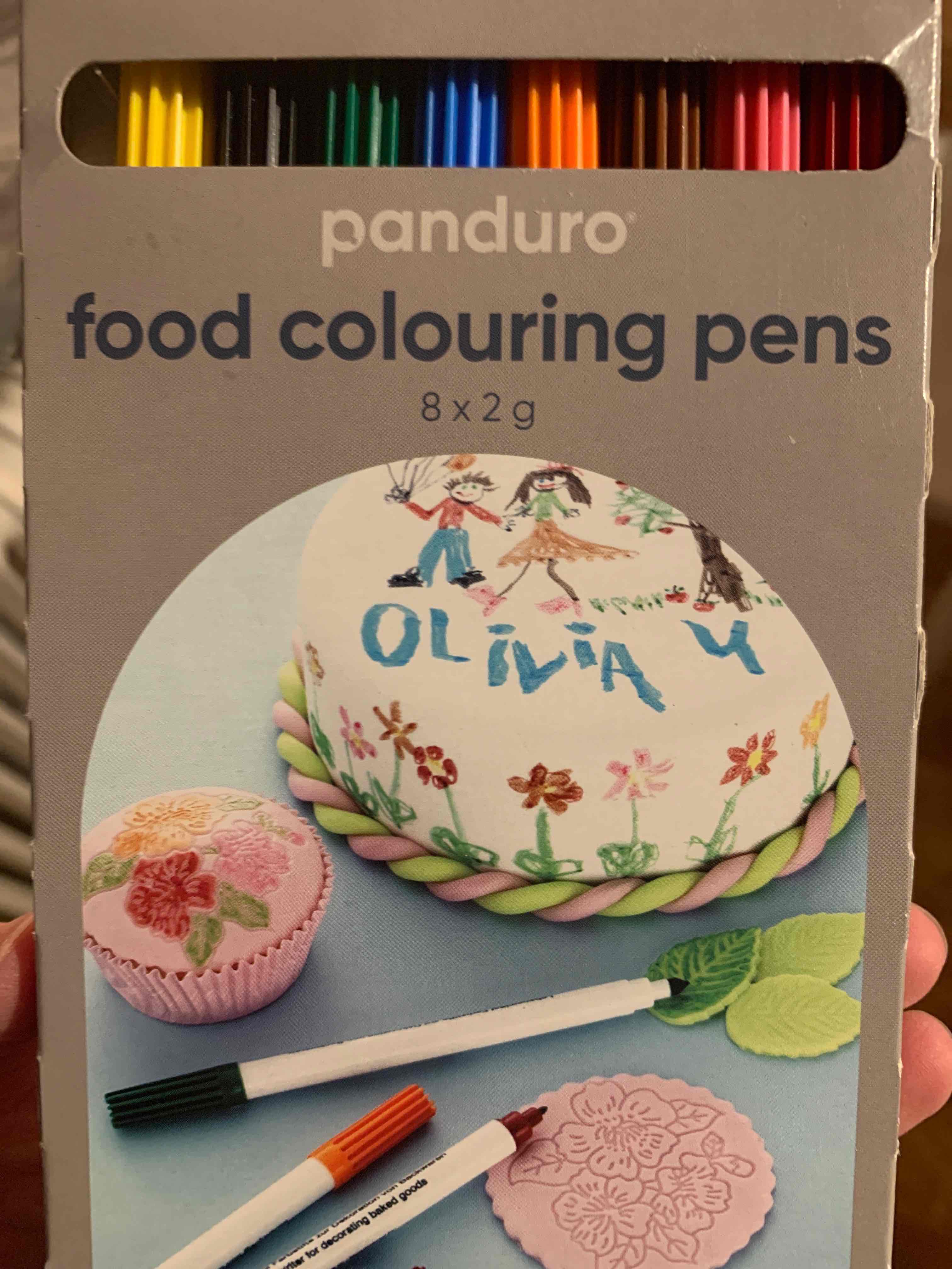 Färgpennor för bakverk