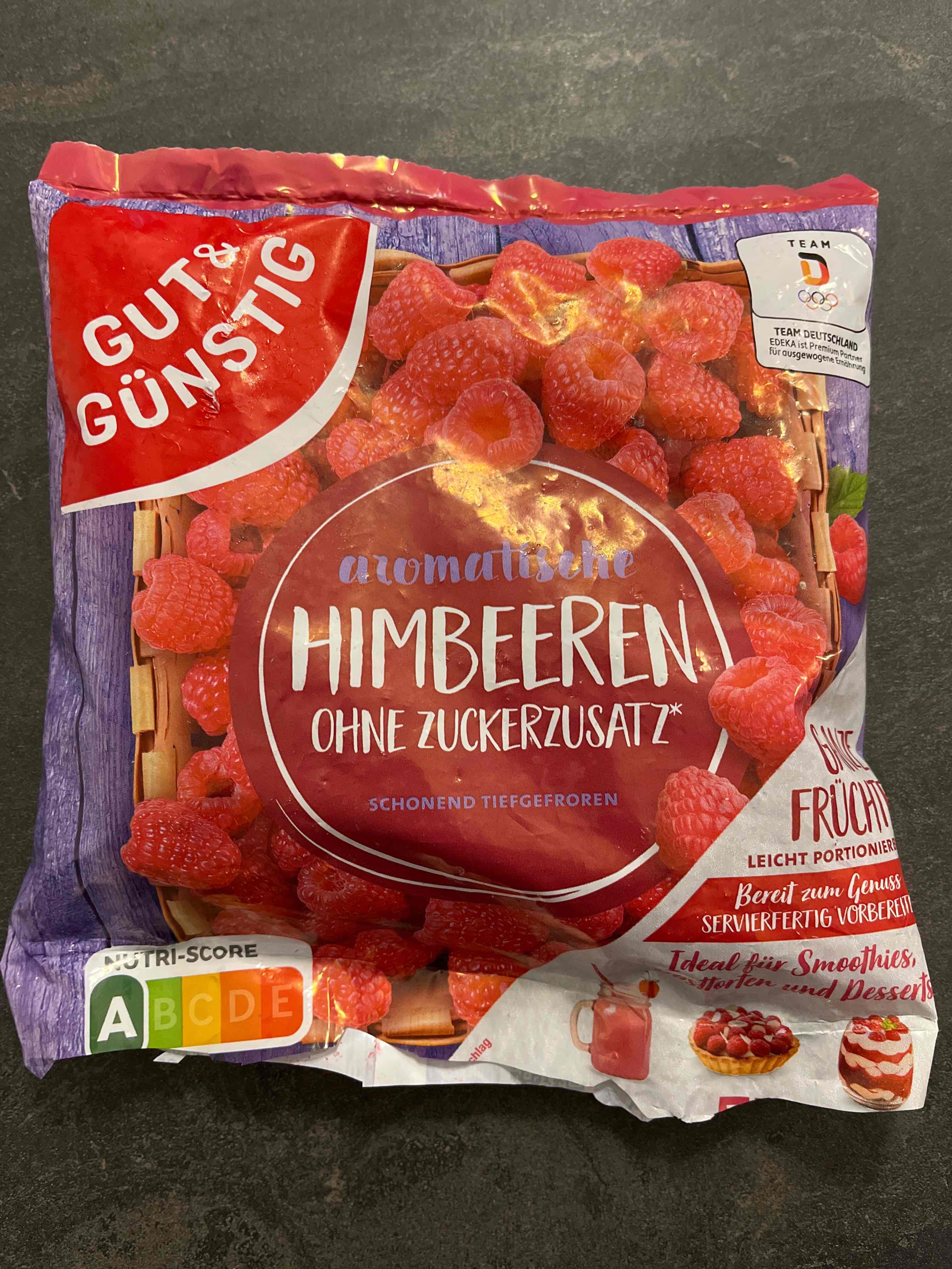 Himbeeren ohne Zuckerzusatz
