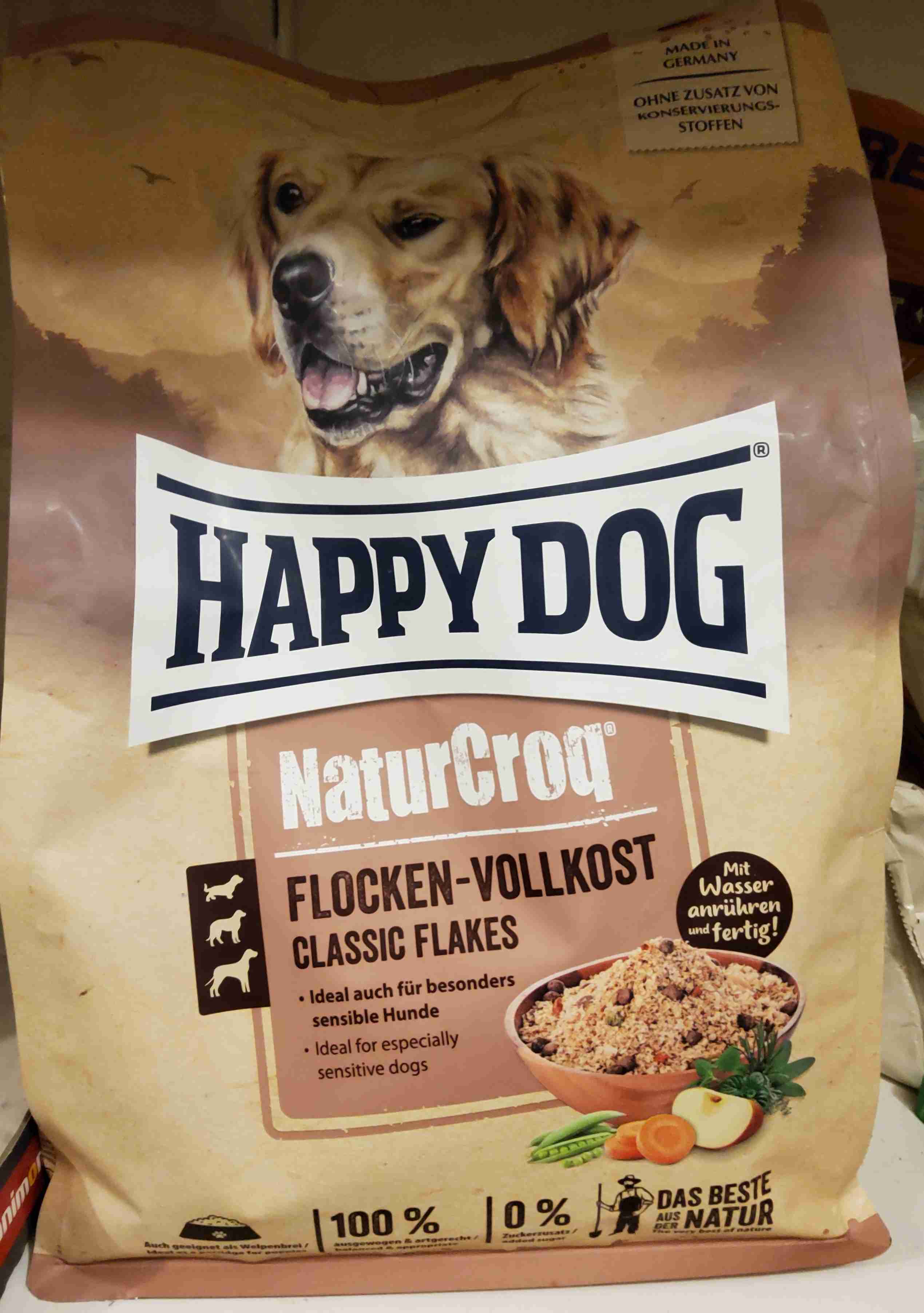 Happy dog Flocken Vollkost