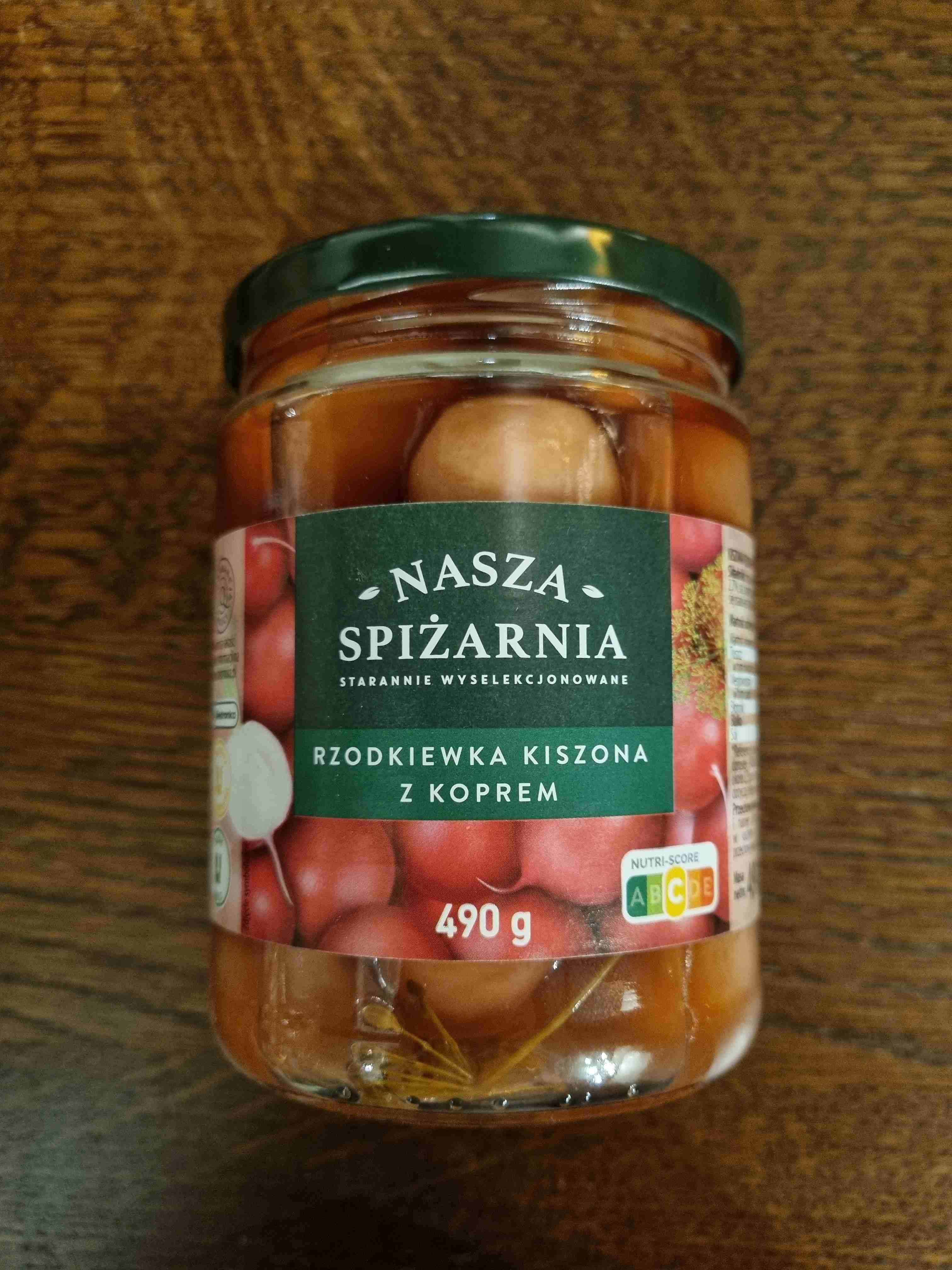 Rzodkiewka kiszona z koprem