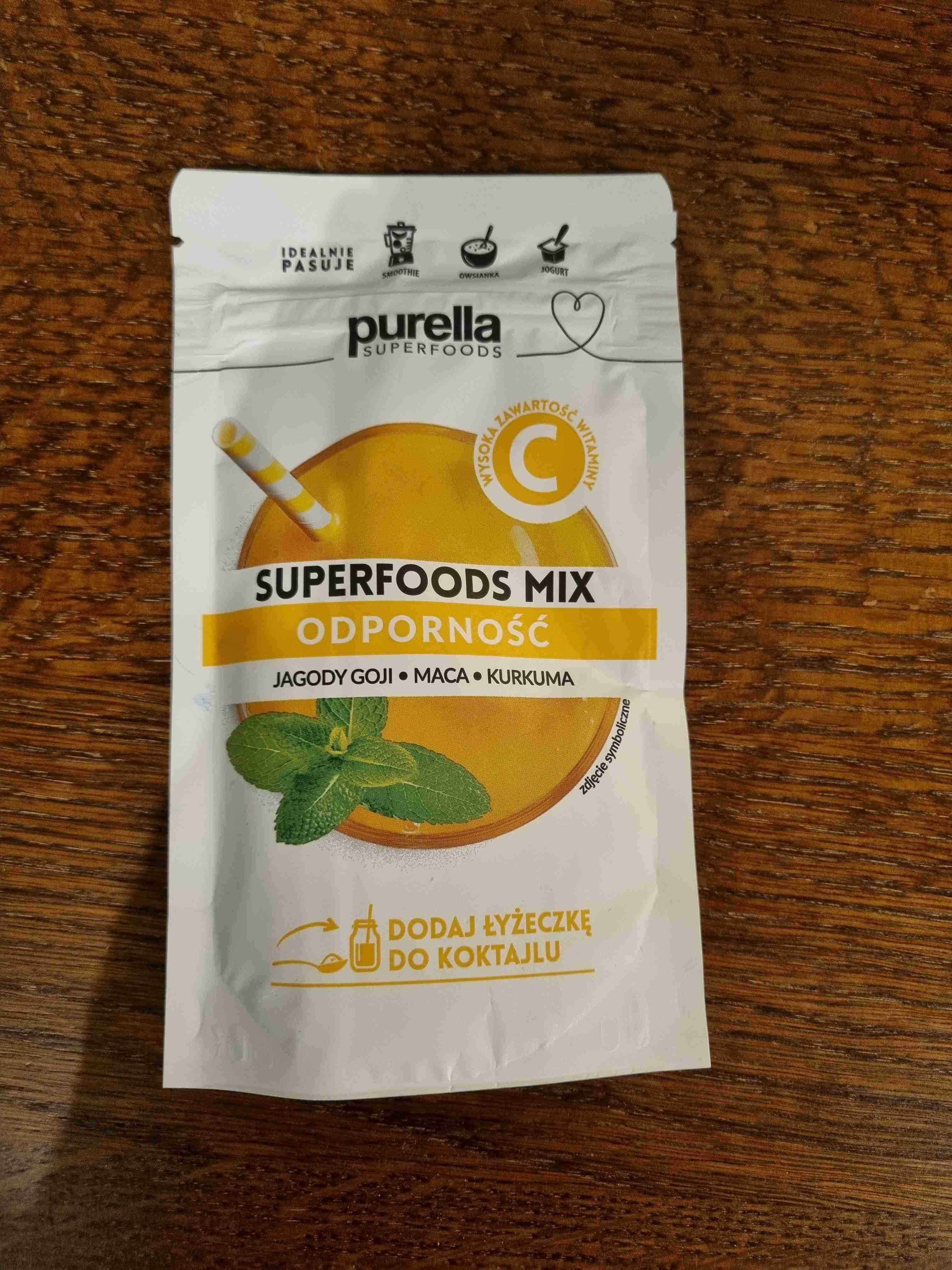 Superfoods mix jagody goji, maca, kurkuma