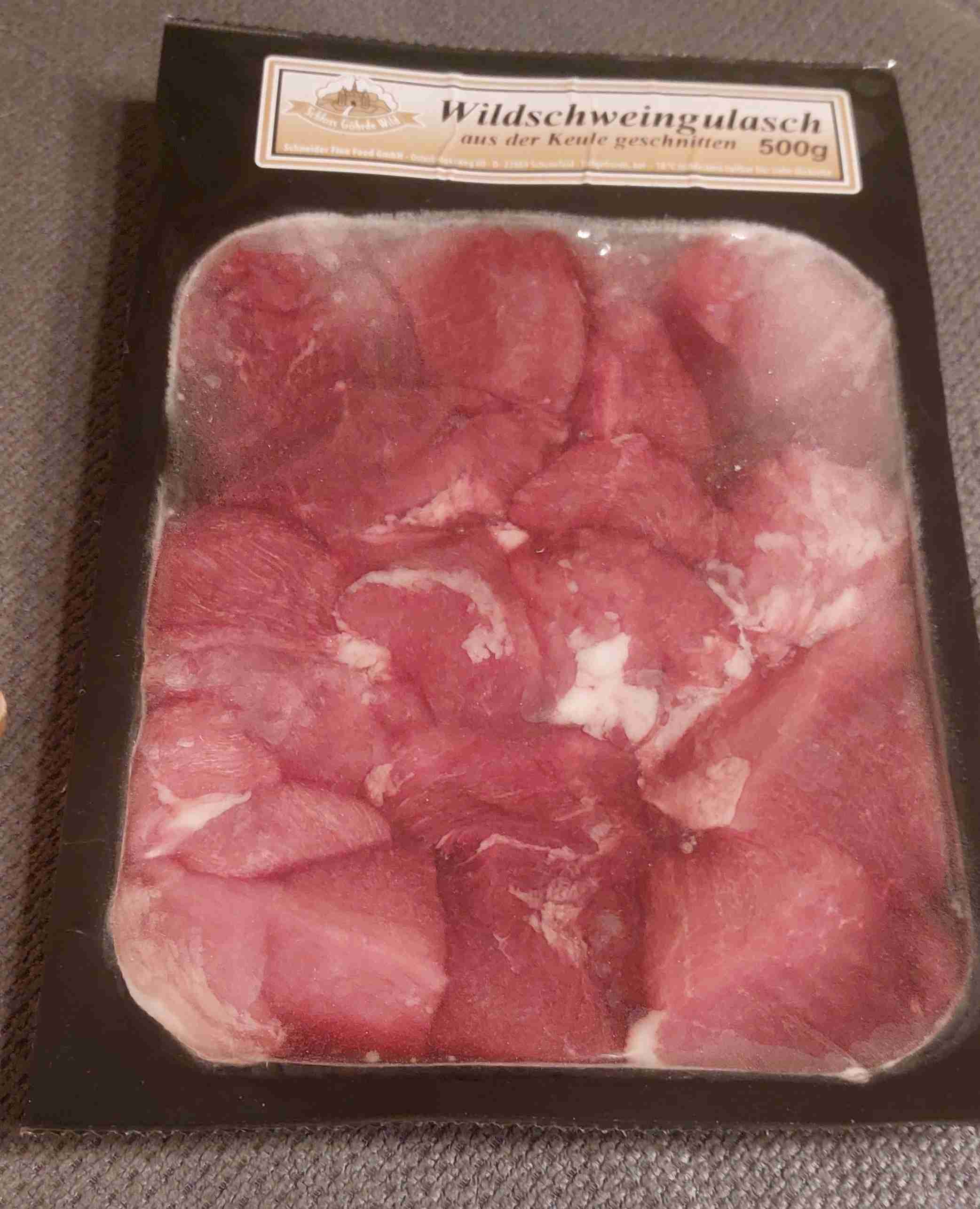Wildschweingulasch
