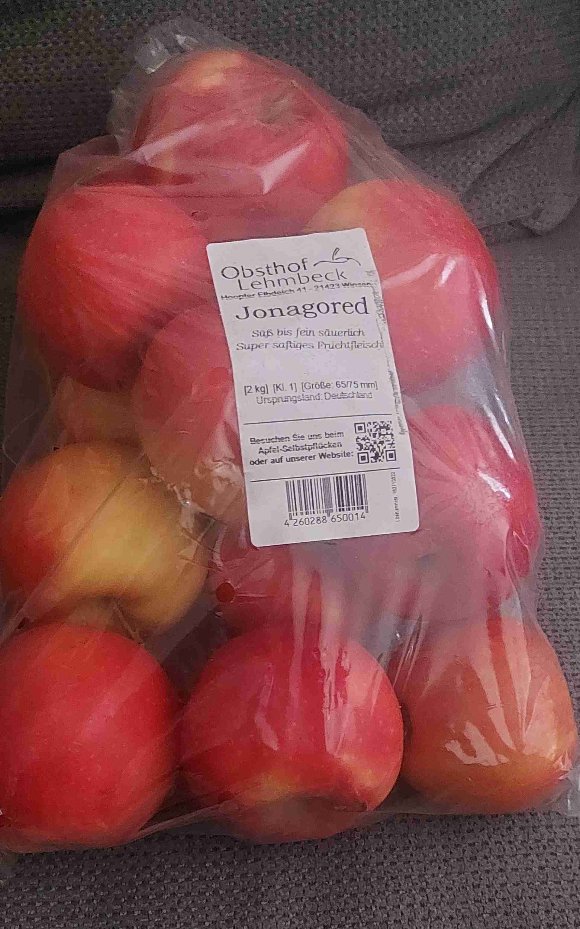 Äpfel Jonagored