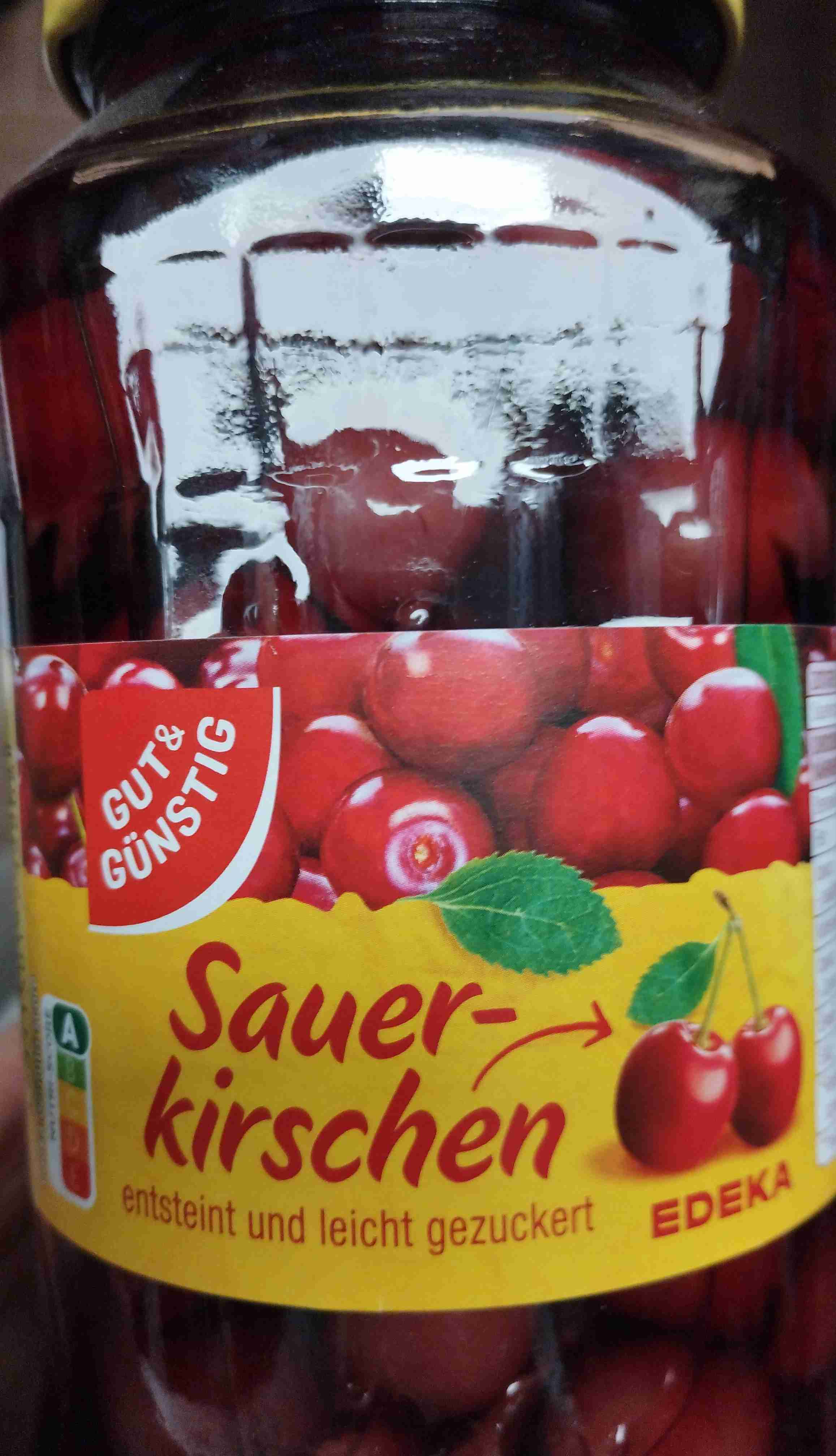 Sauerkirschen entsteint
