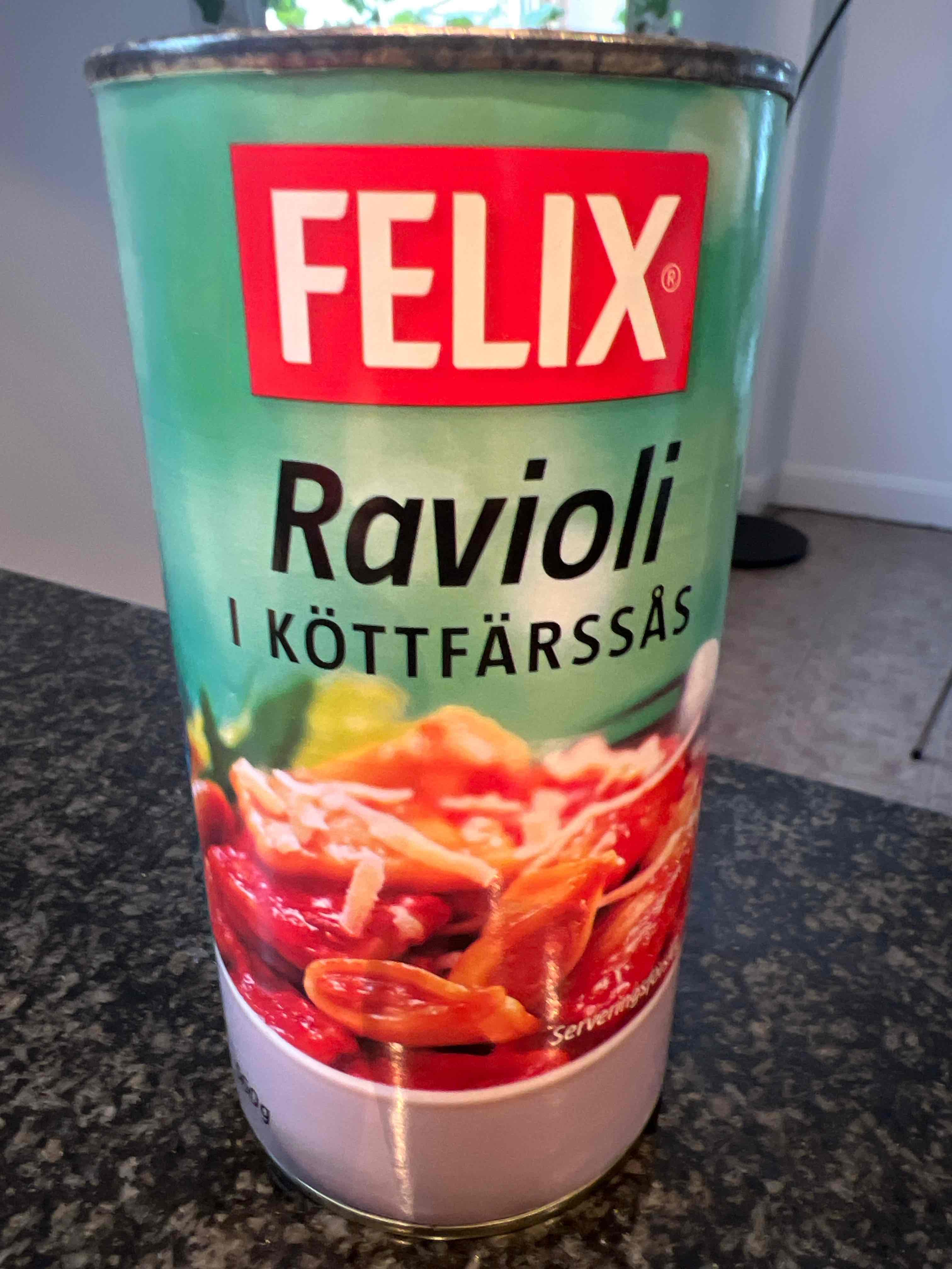 Ravioli i köttfärssås