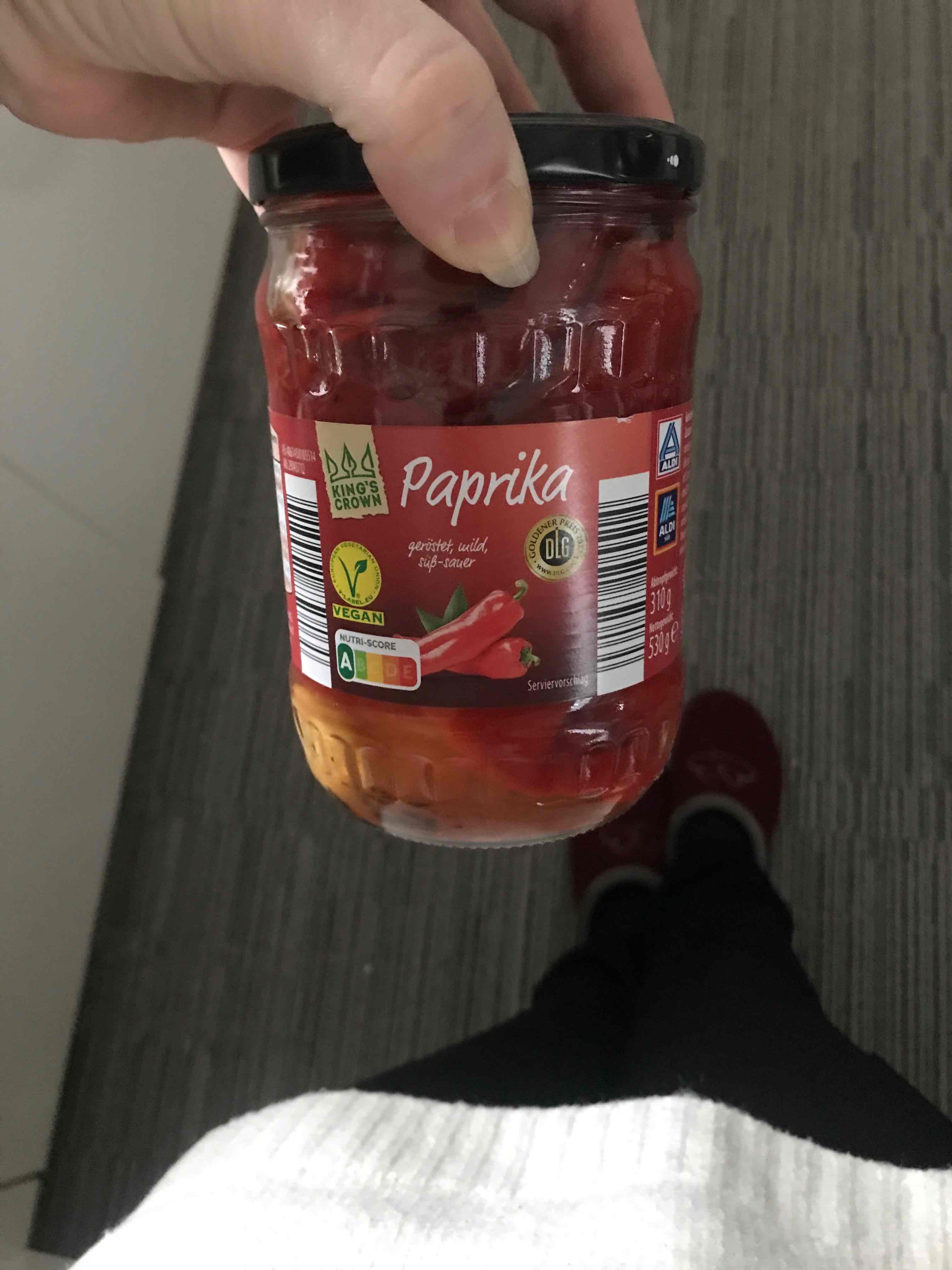 Paprika geröstet