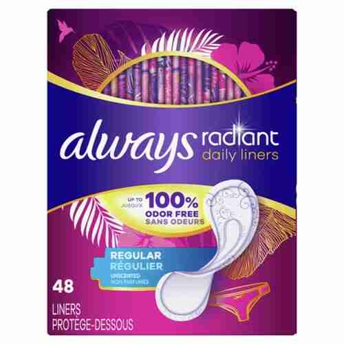 Always radiant daily liners