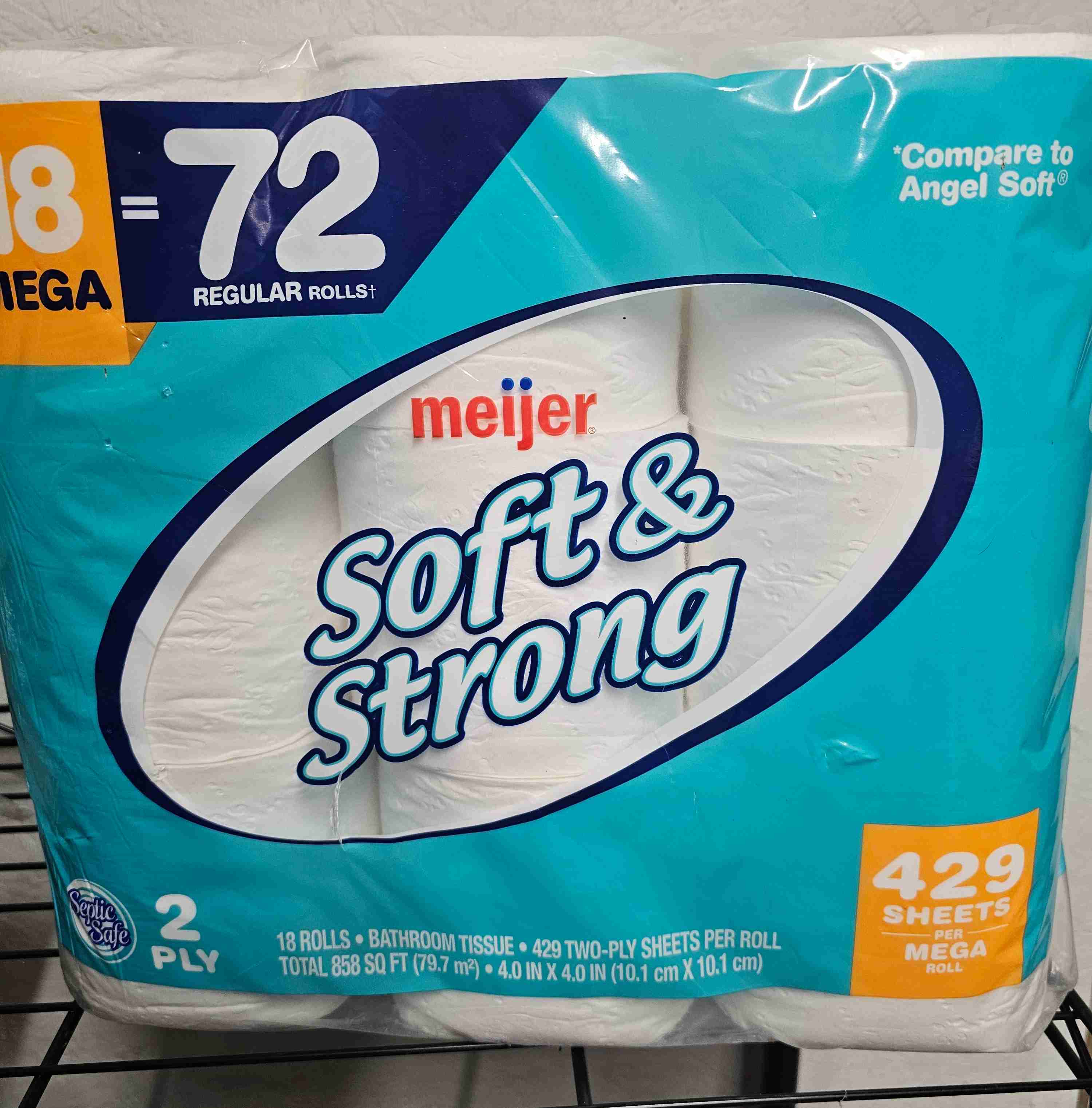 Toilet paper 18 rolls