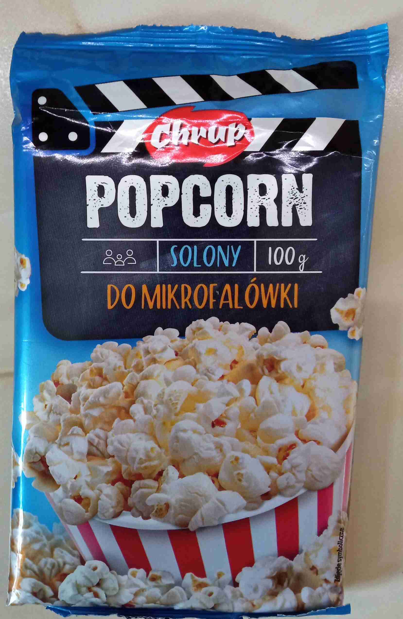 Popcorn solony do mikrofalówki