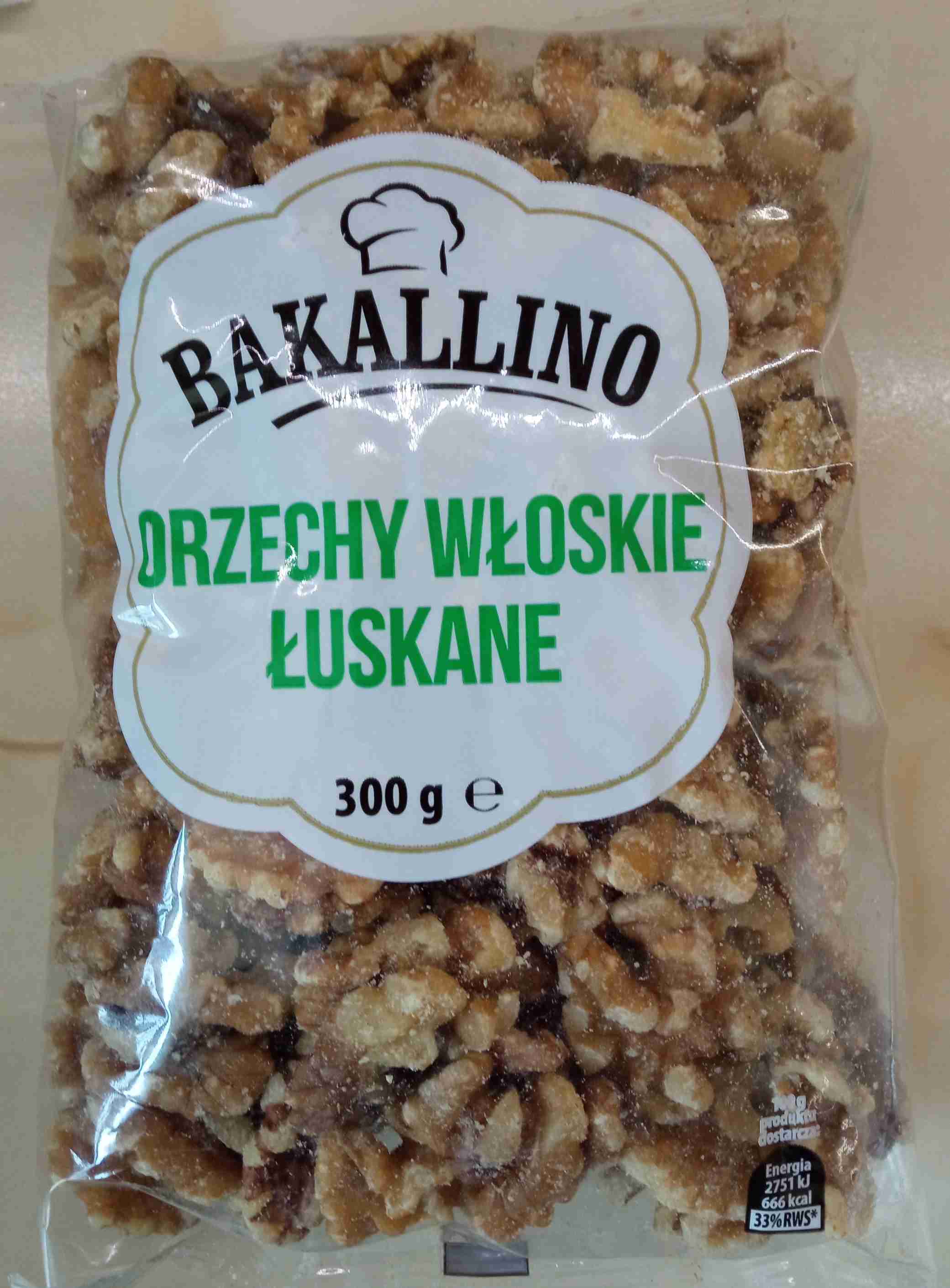 Orzechy włoskie łuskane