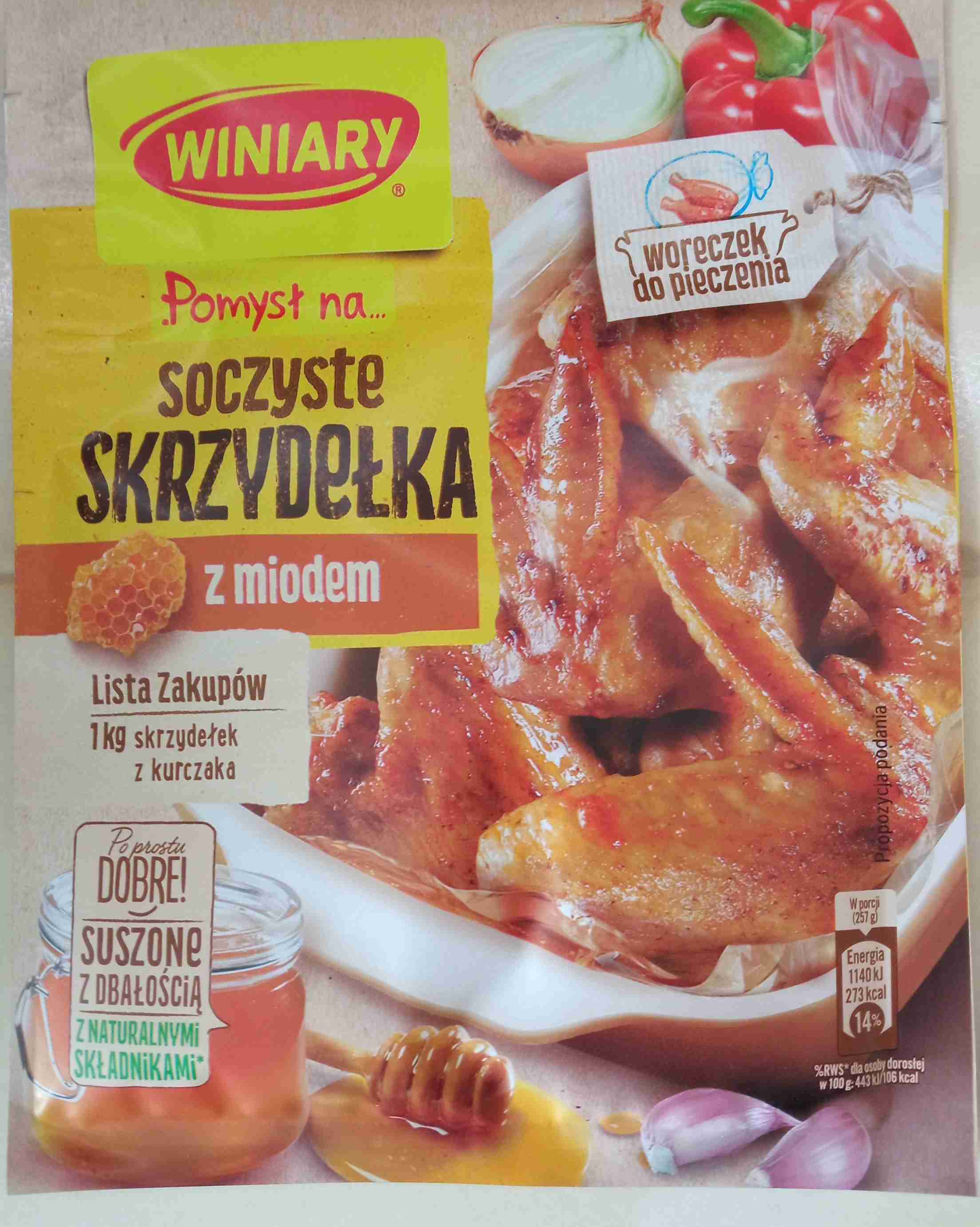 Pomysł na soczyste skrzydełka z miodem