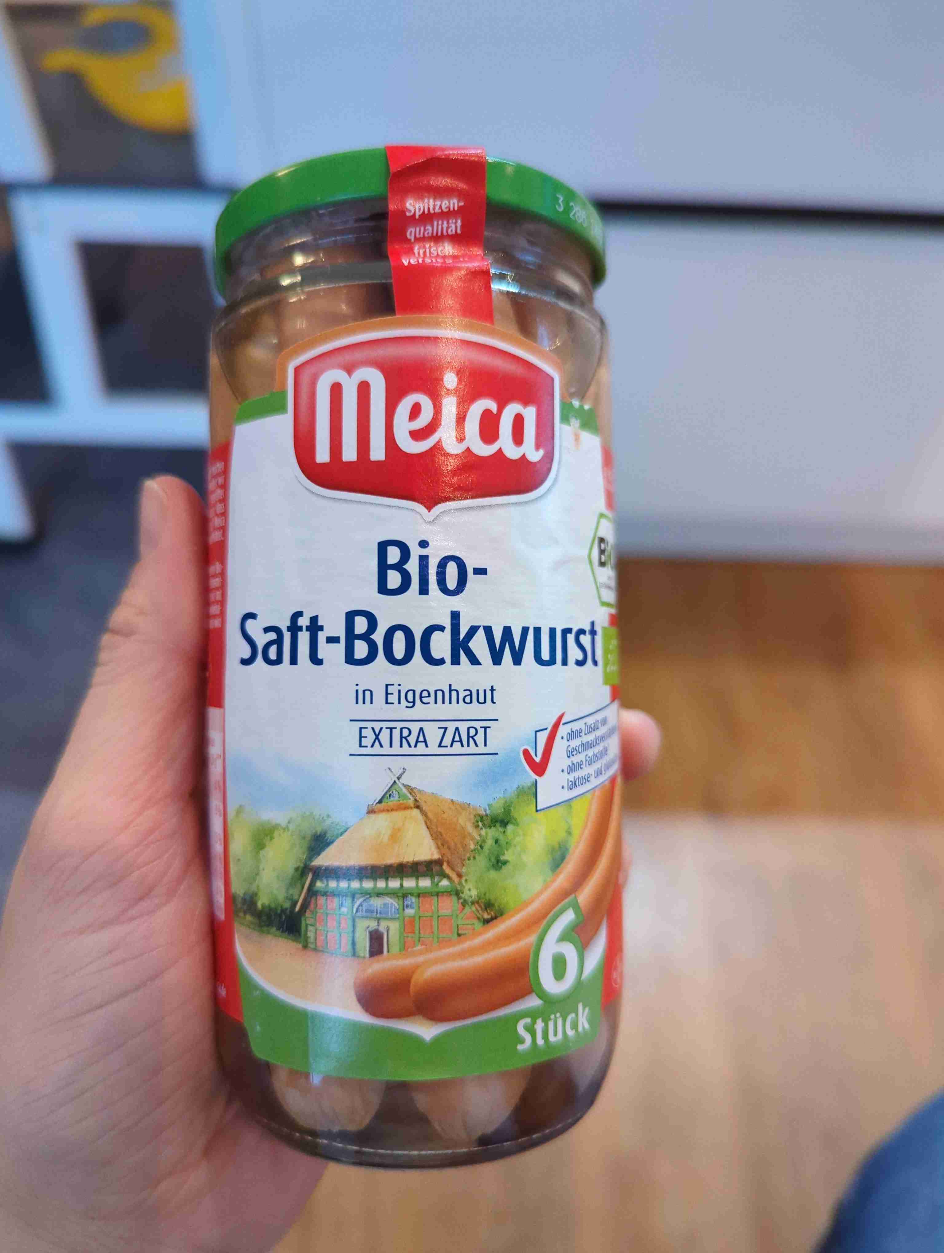 Bio-Saft-Bockwurst