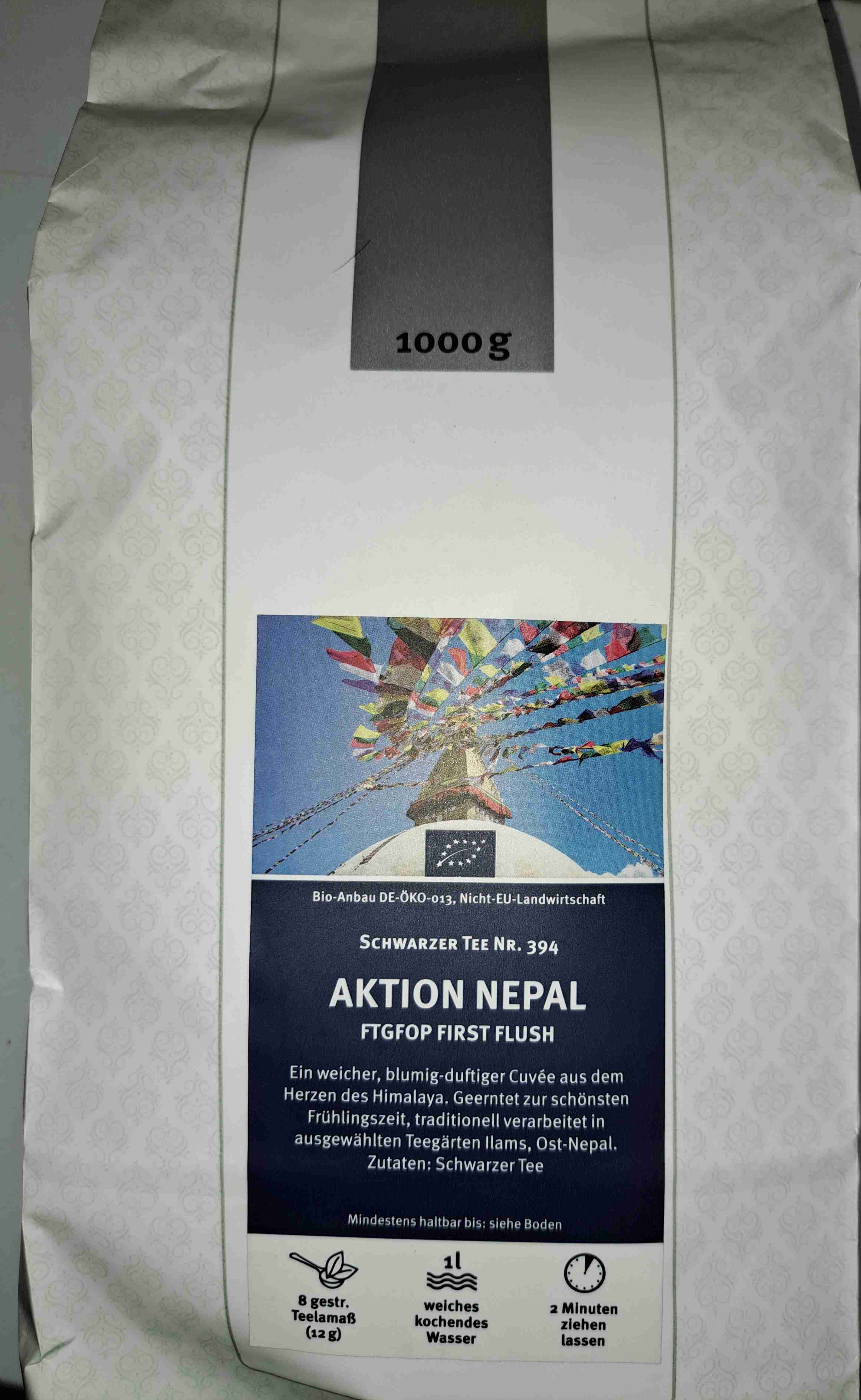 Aktion Nepal schwarzer Tee