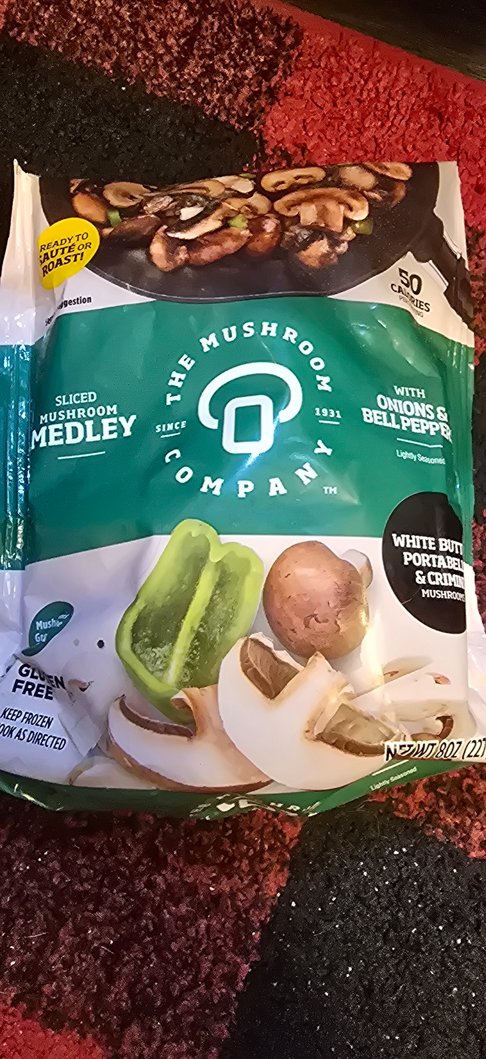 Sliced mushroom medley