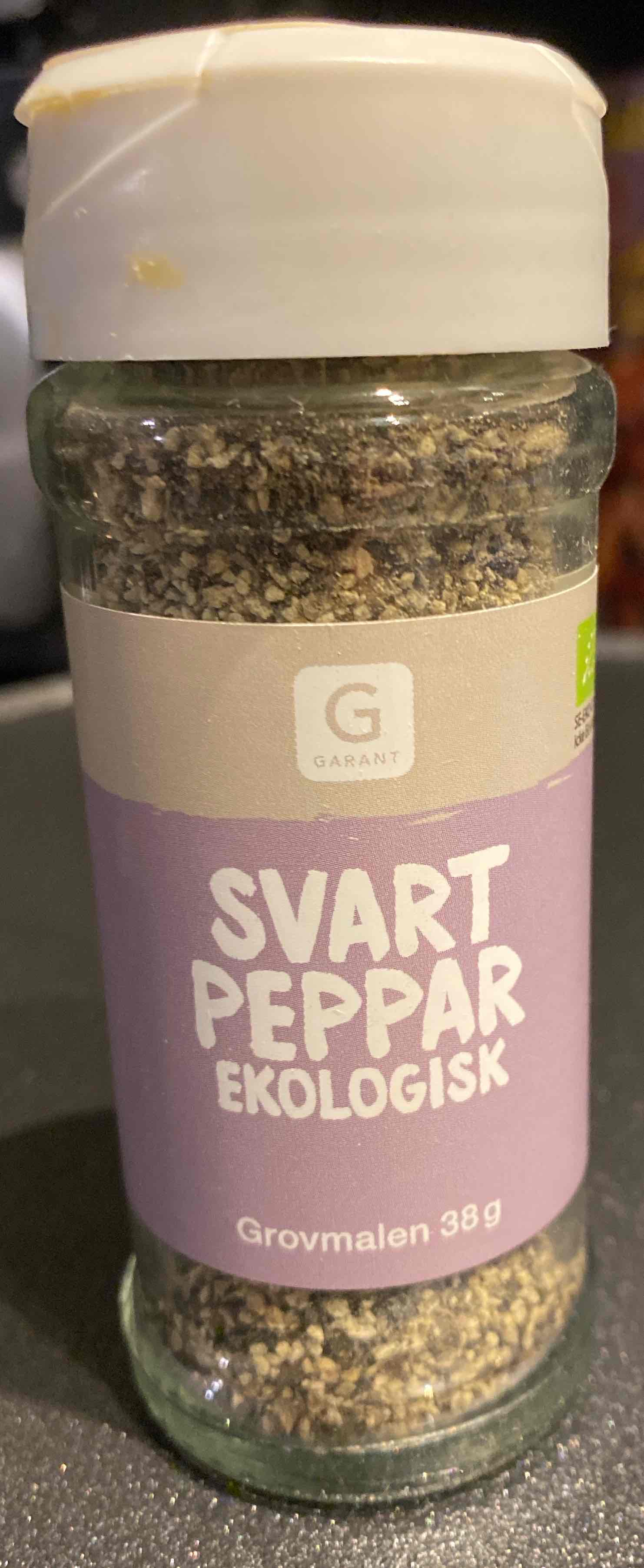 Svart peppar ekologisk