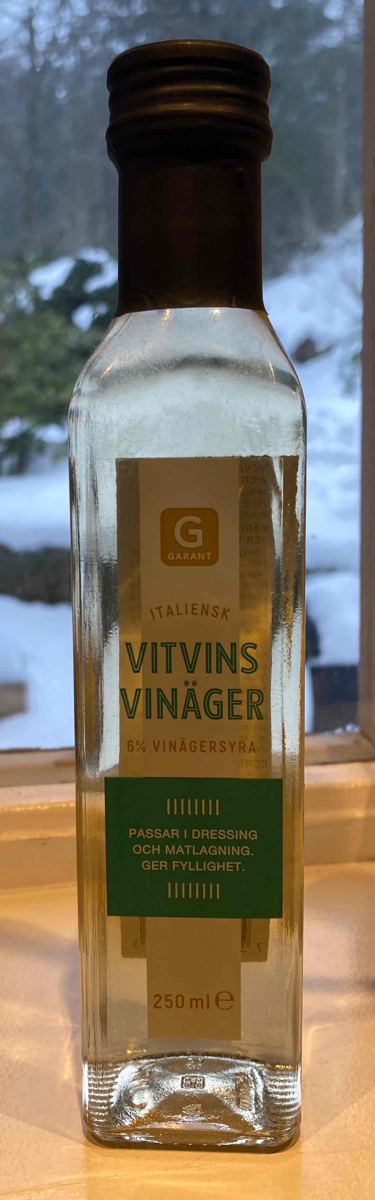 Vitvinsvinäger