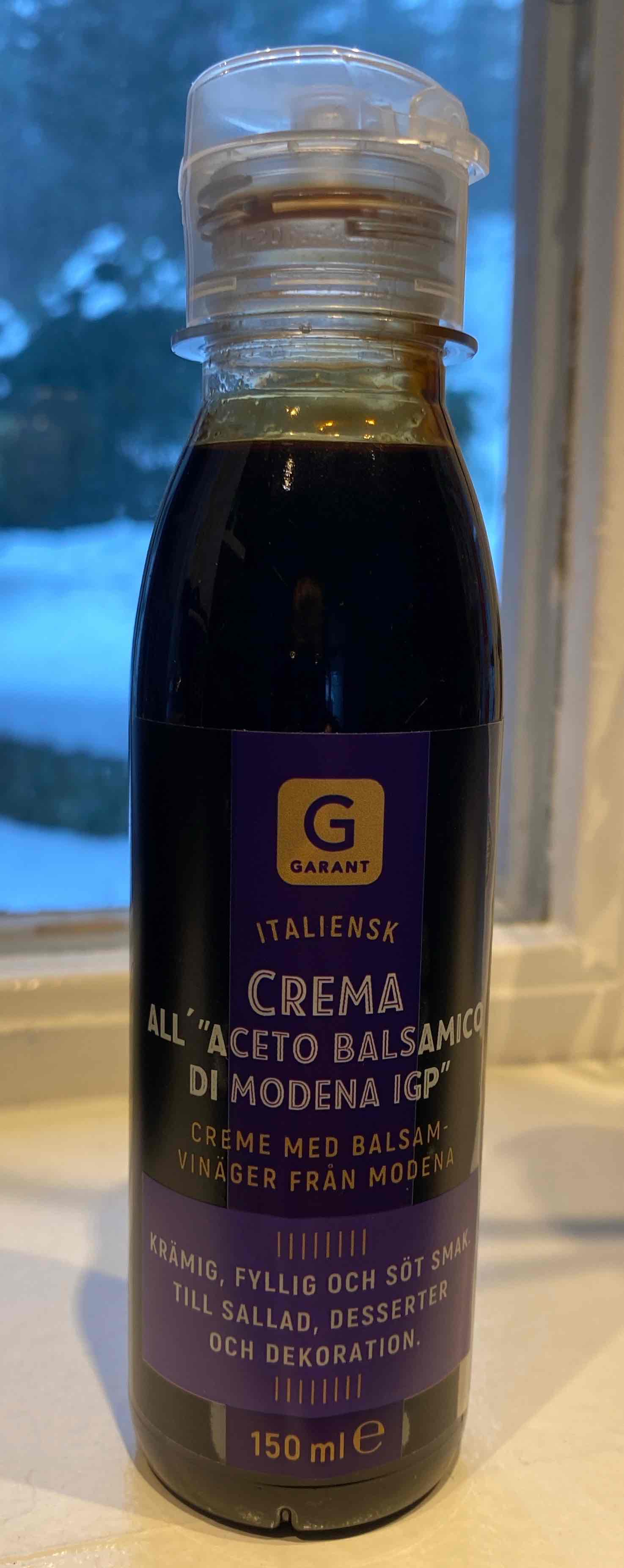 Crema all aceto balsamico di modena igp