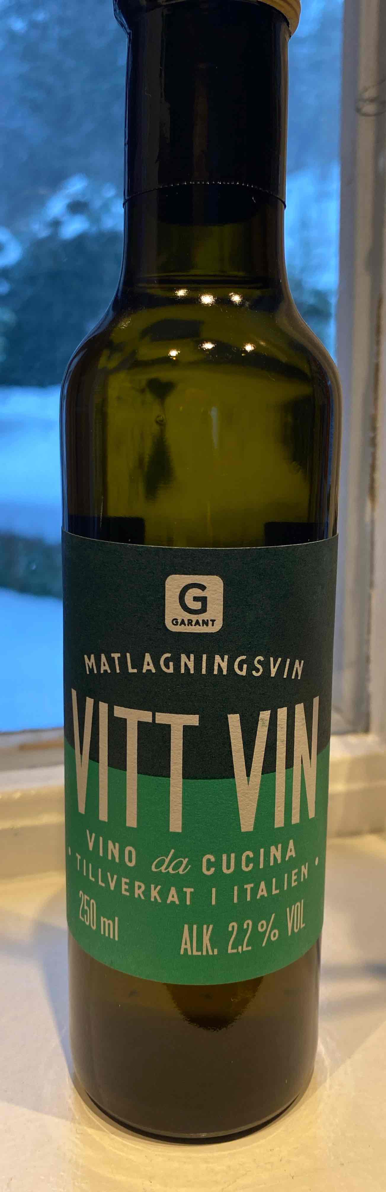Vitt vin matlagning