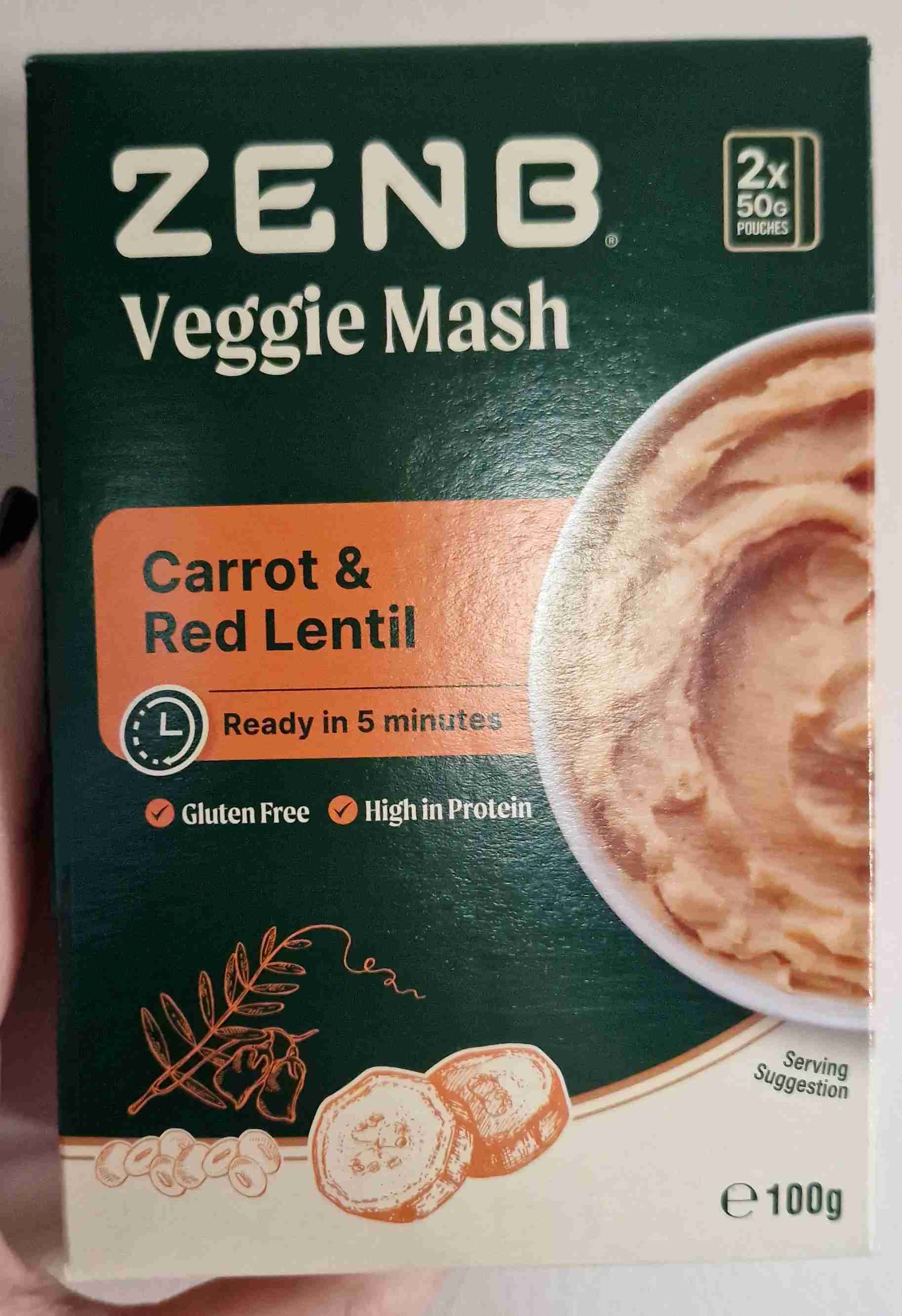 Carrot and Red Lentil Mash