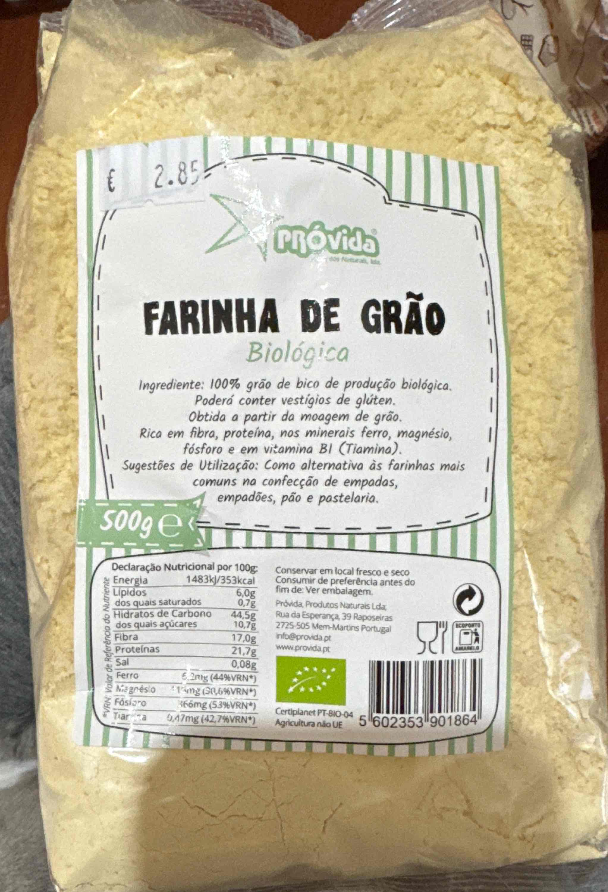 Farinha de grão de bico