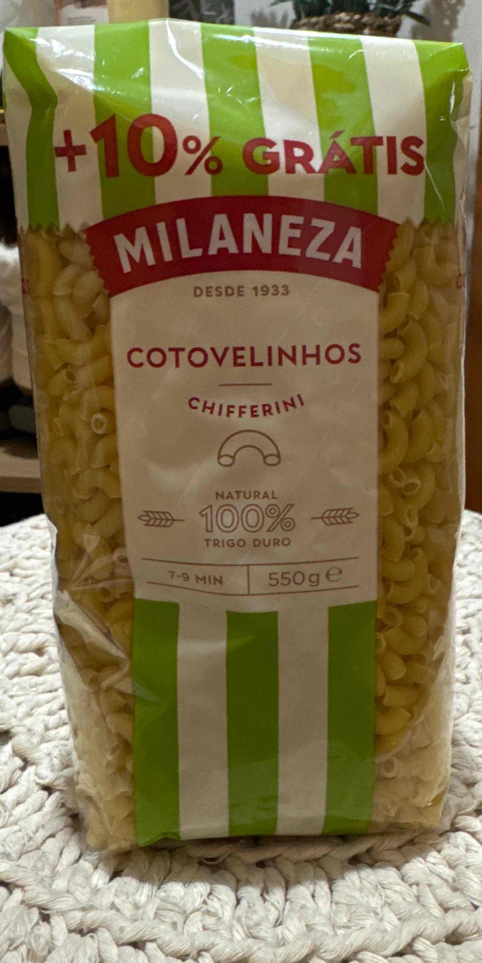Massa Cotovelinhos chifferini grano duro