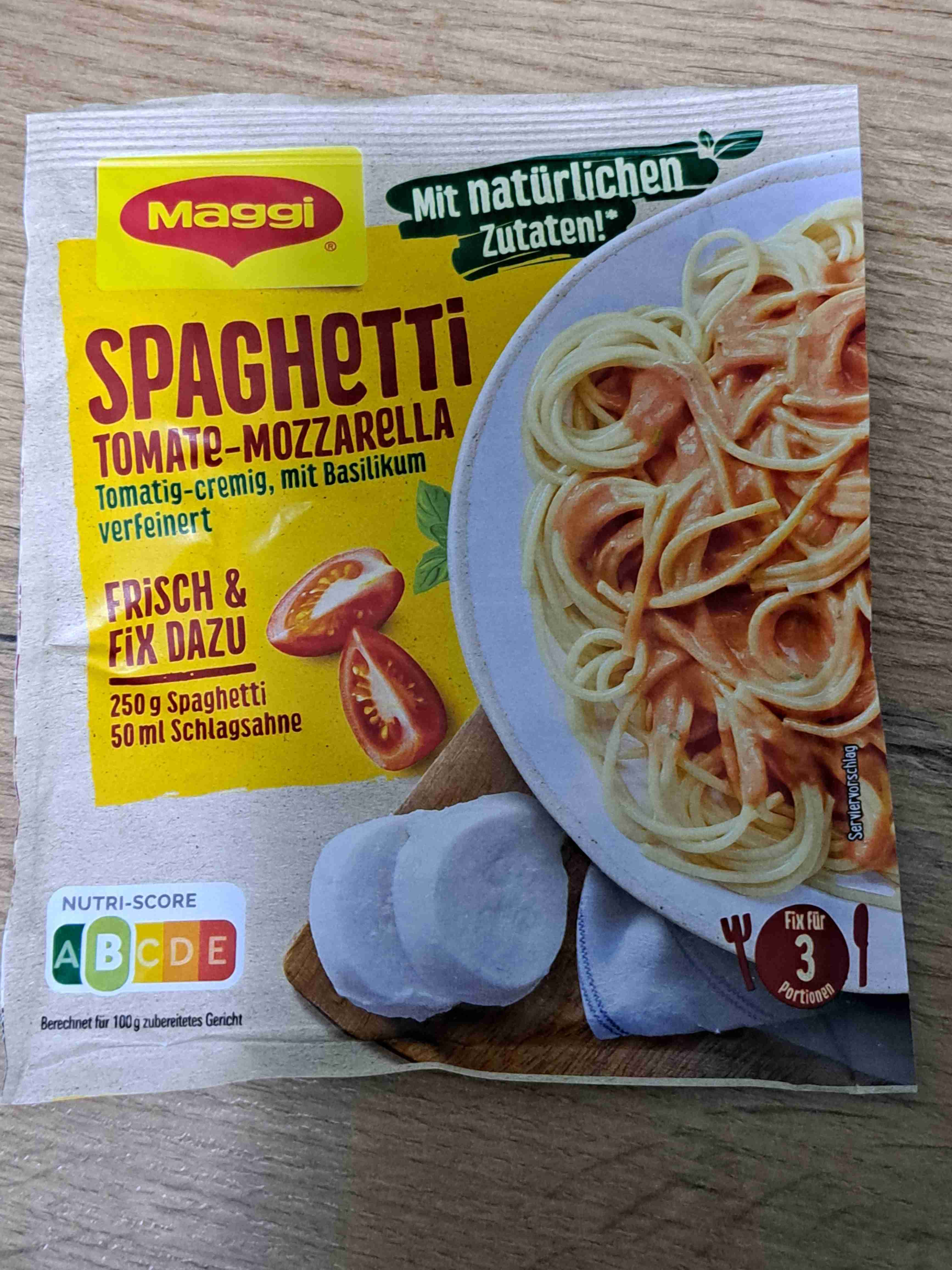 Spaghetti Tomaten Mozzarella 