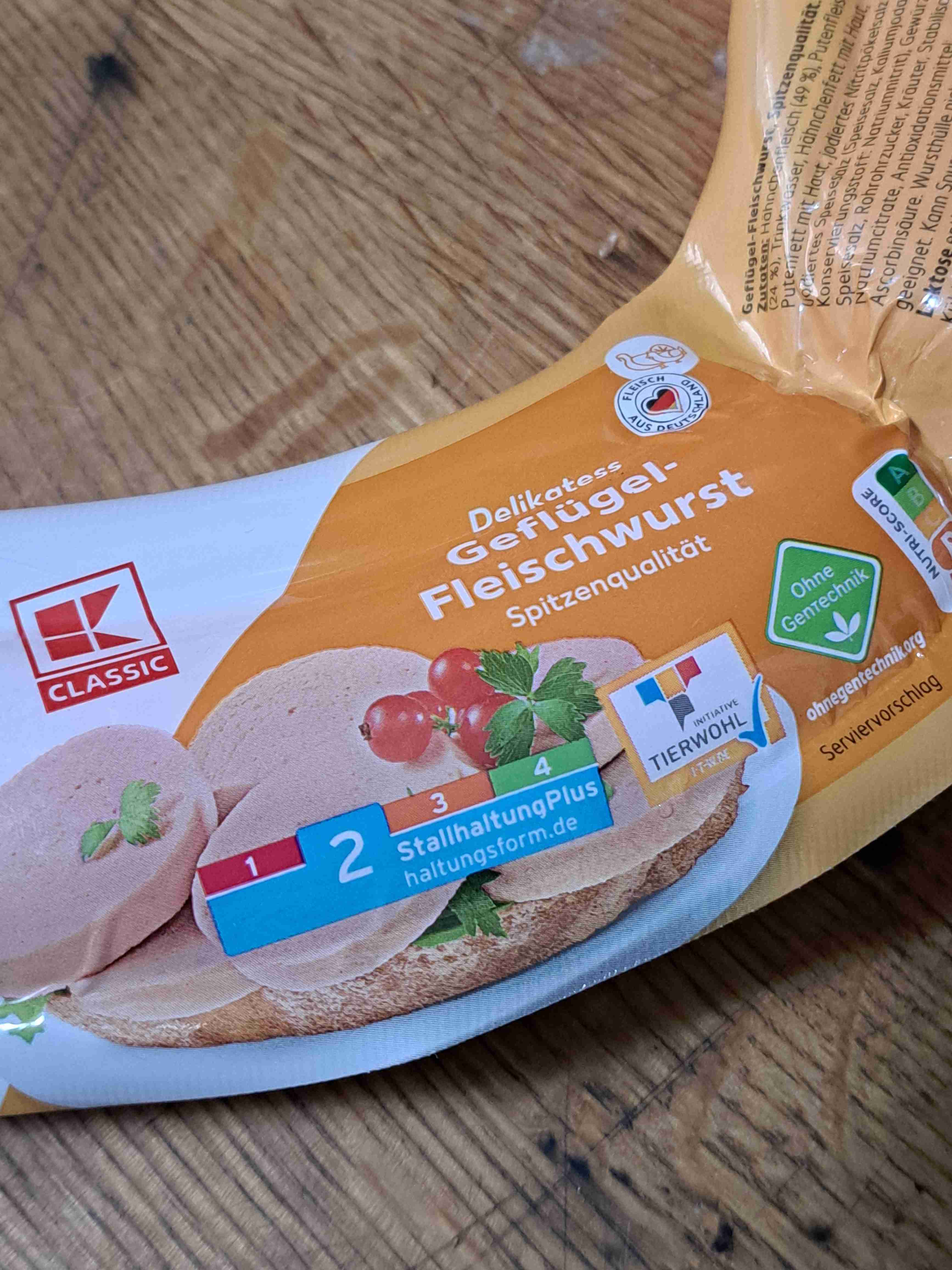 Geflügelfleisch Wurst 