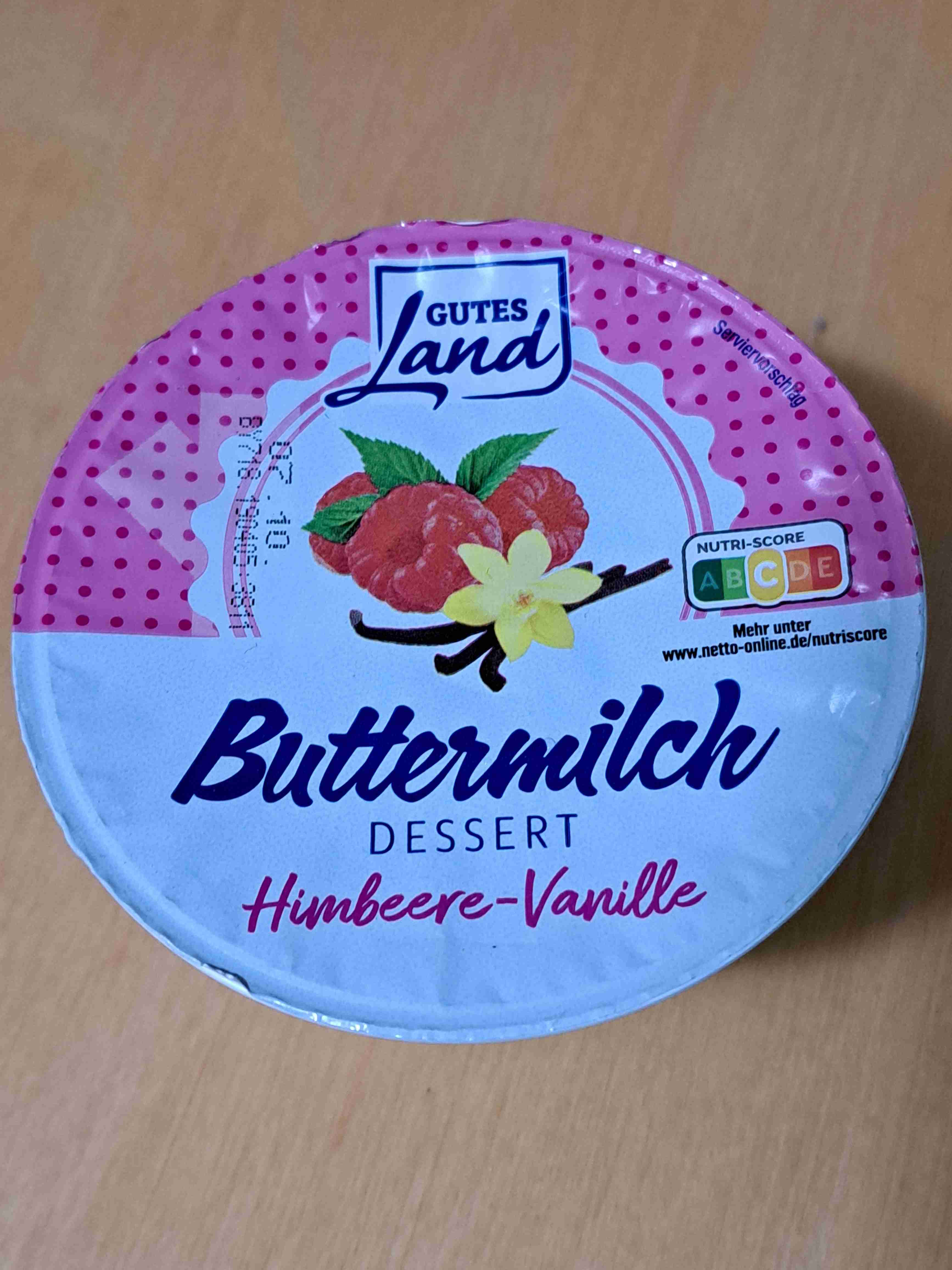 Buttermilch Dessert Himbeeren 