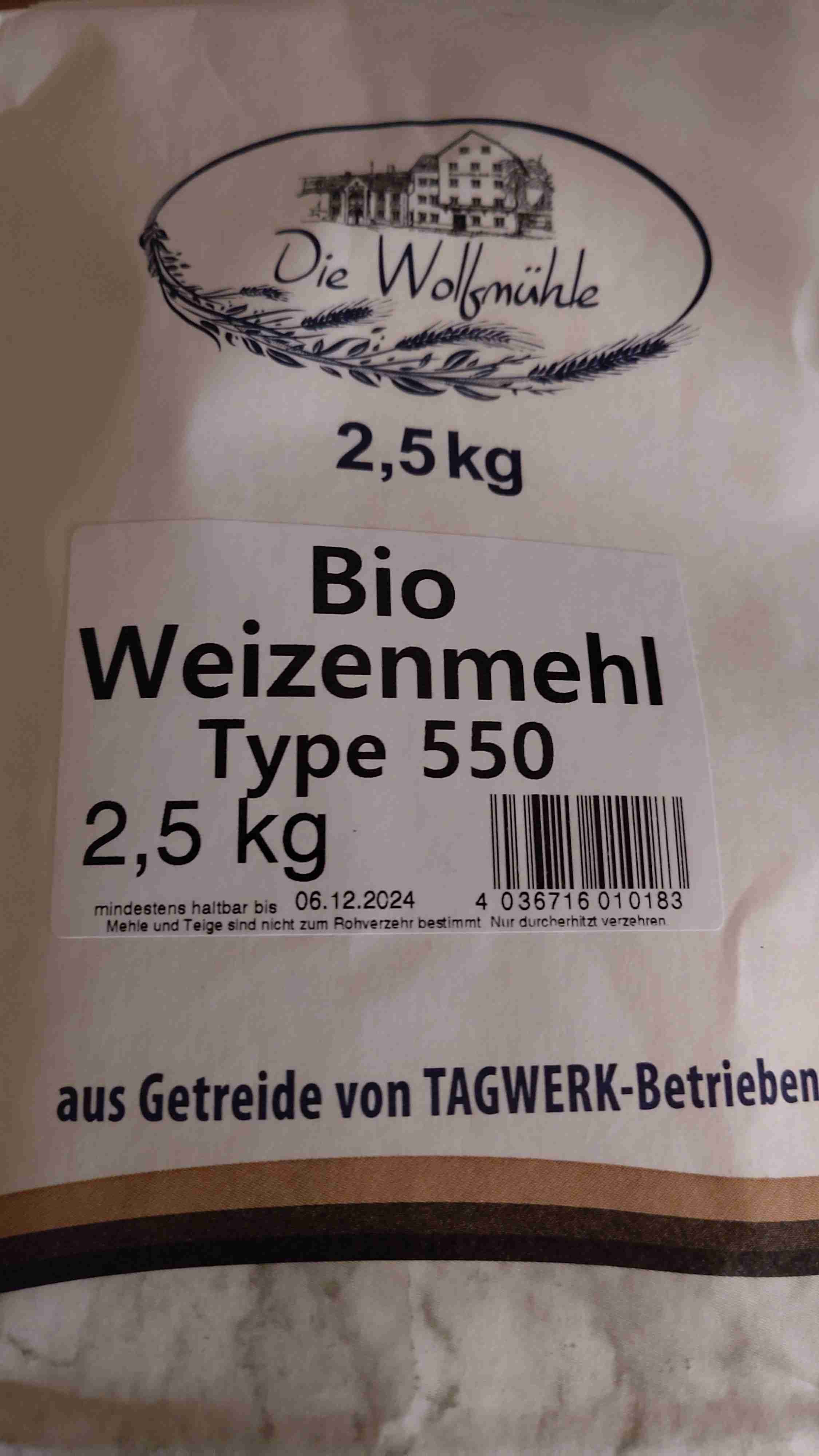 Bio Weizenmehl 