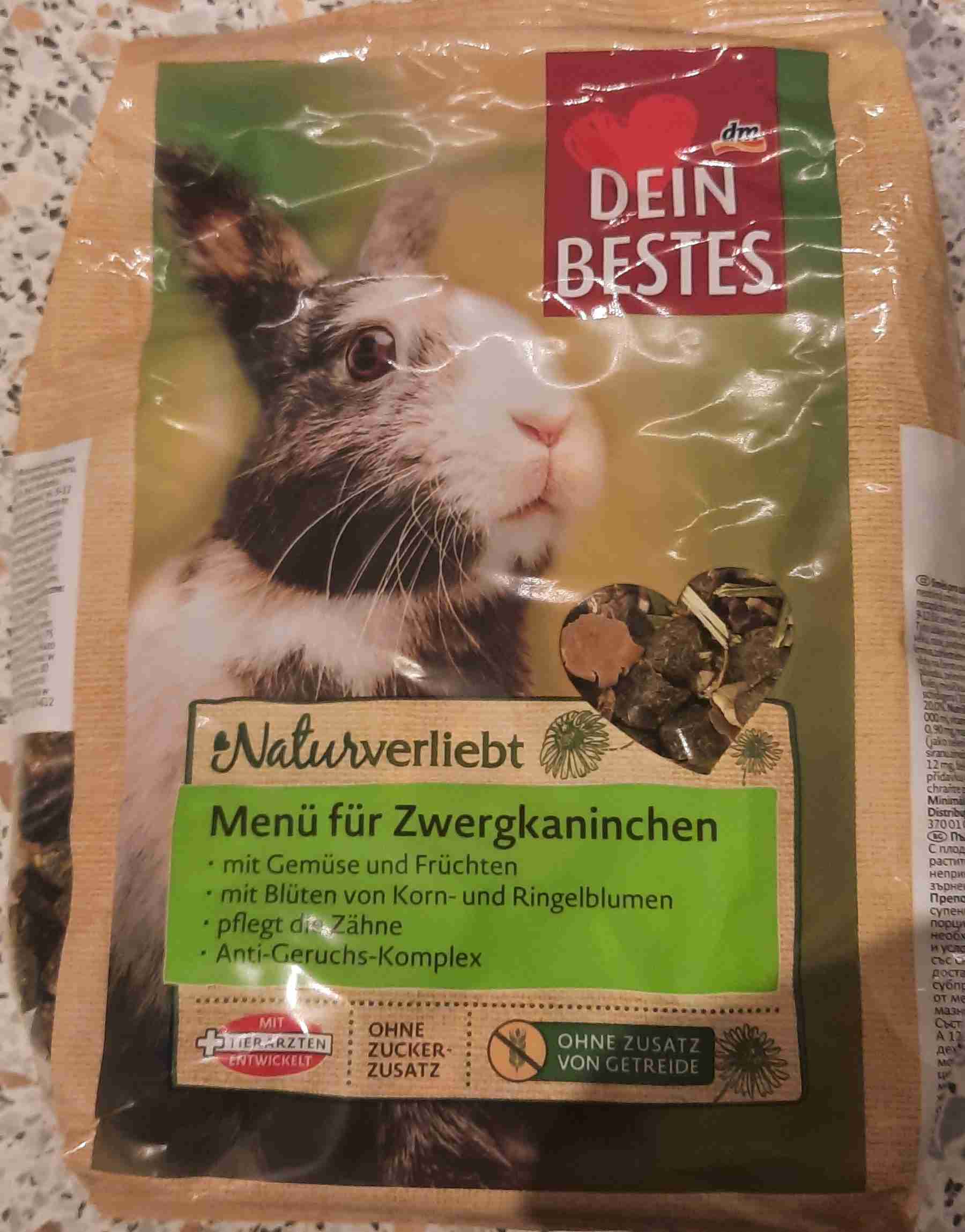 Naturverliebt Menü gür Zwergkaninchen