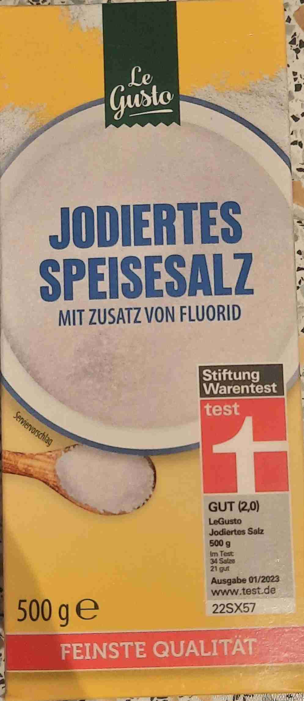 Jodiertes Speisesalz