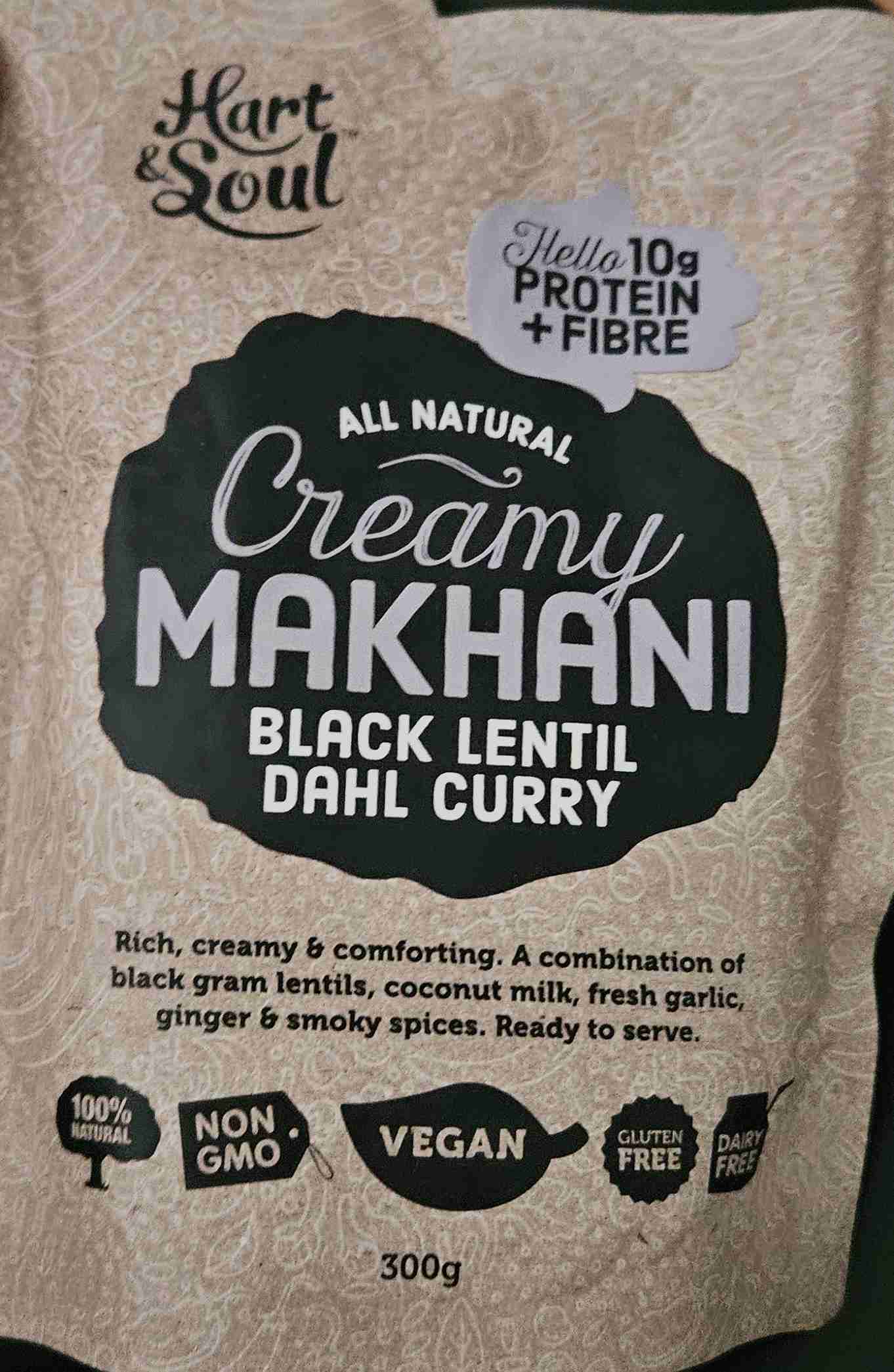 All Natural Creamy Makhani Black Lentil Dahl Curry