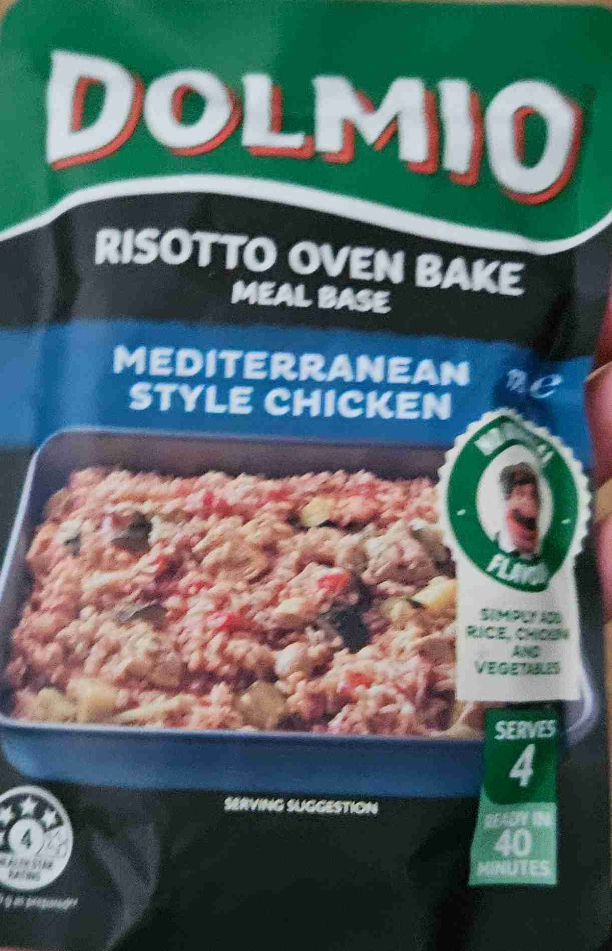 Risotto Oven Bake Meal Base Mediterranean Style Chicken