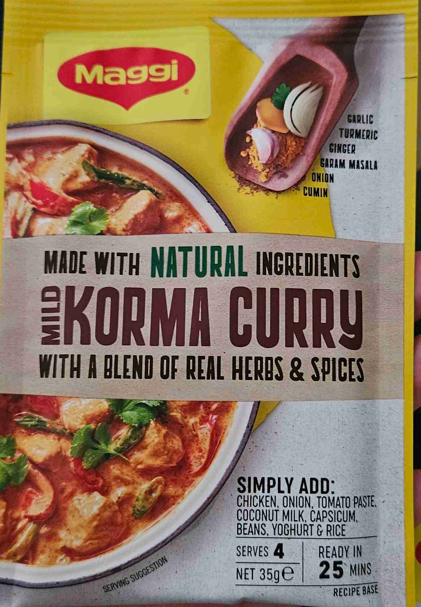 Mild Korma Curry