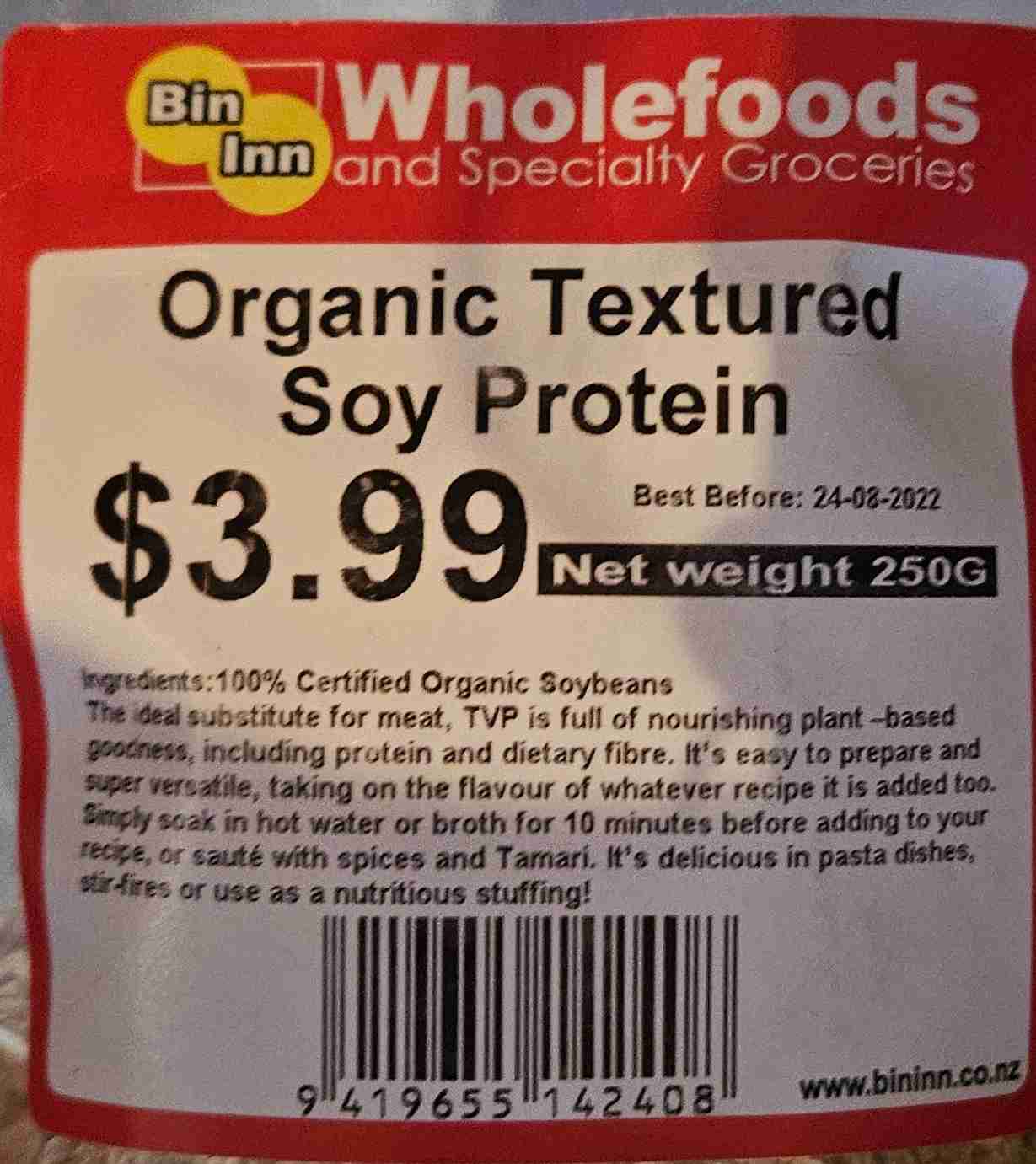 Organic Textured Soy Protein