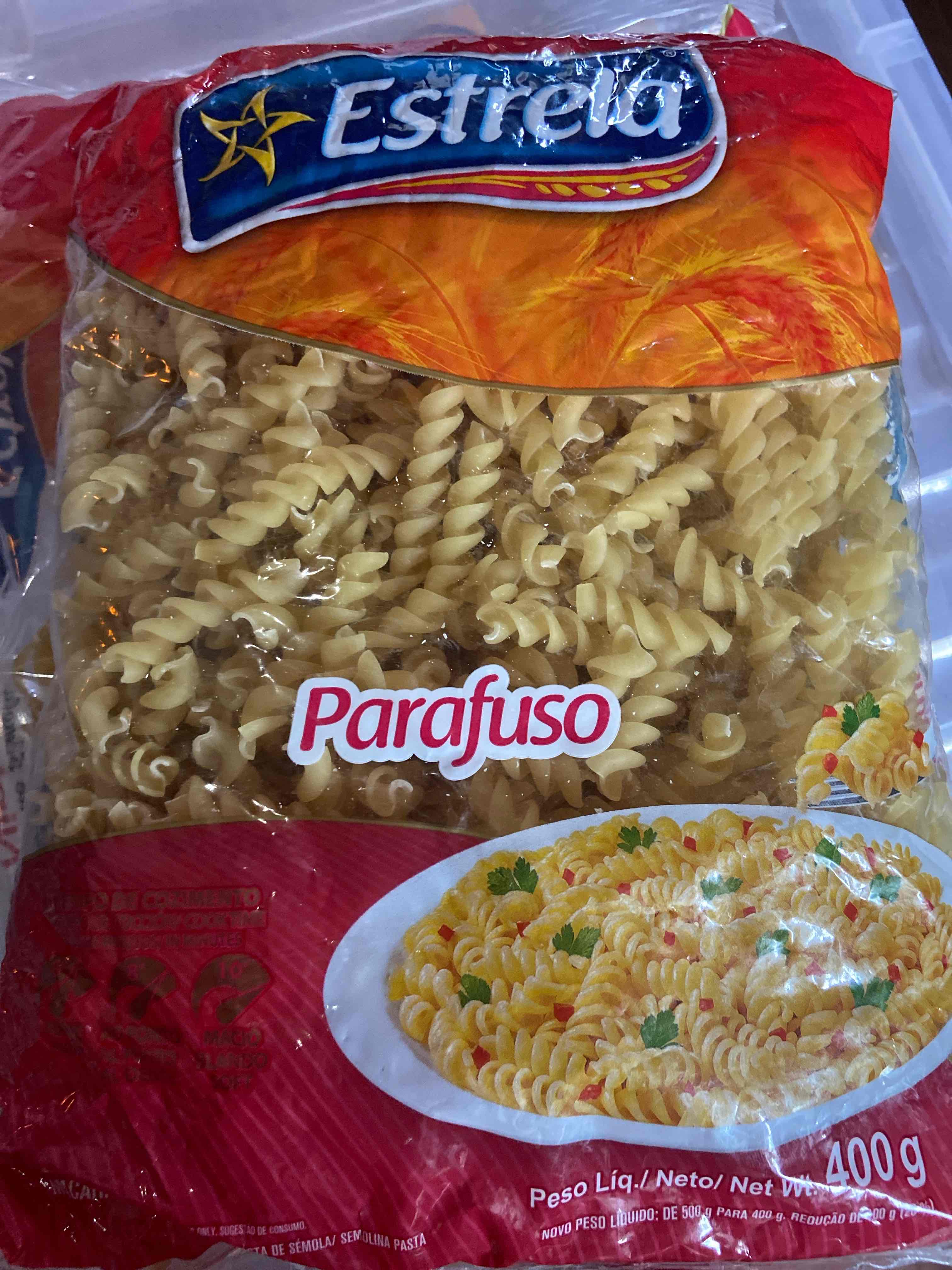 Macarrão parafuso