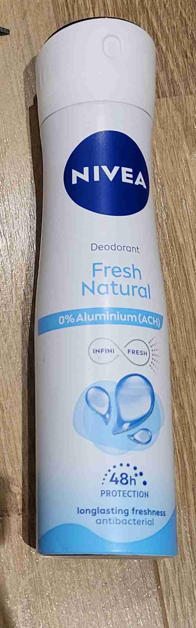 Deoderant fresh natural 0% aluminium spuitbus