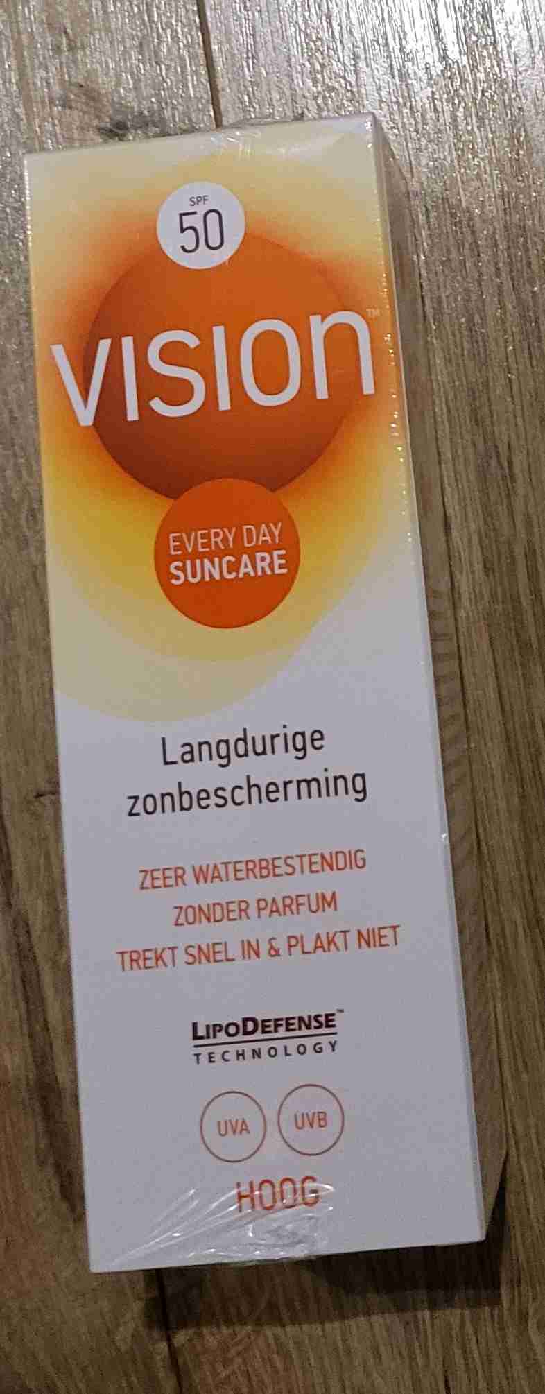 Zonnebrand 50 spf