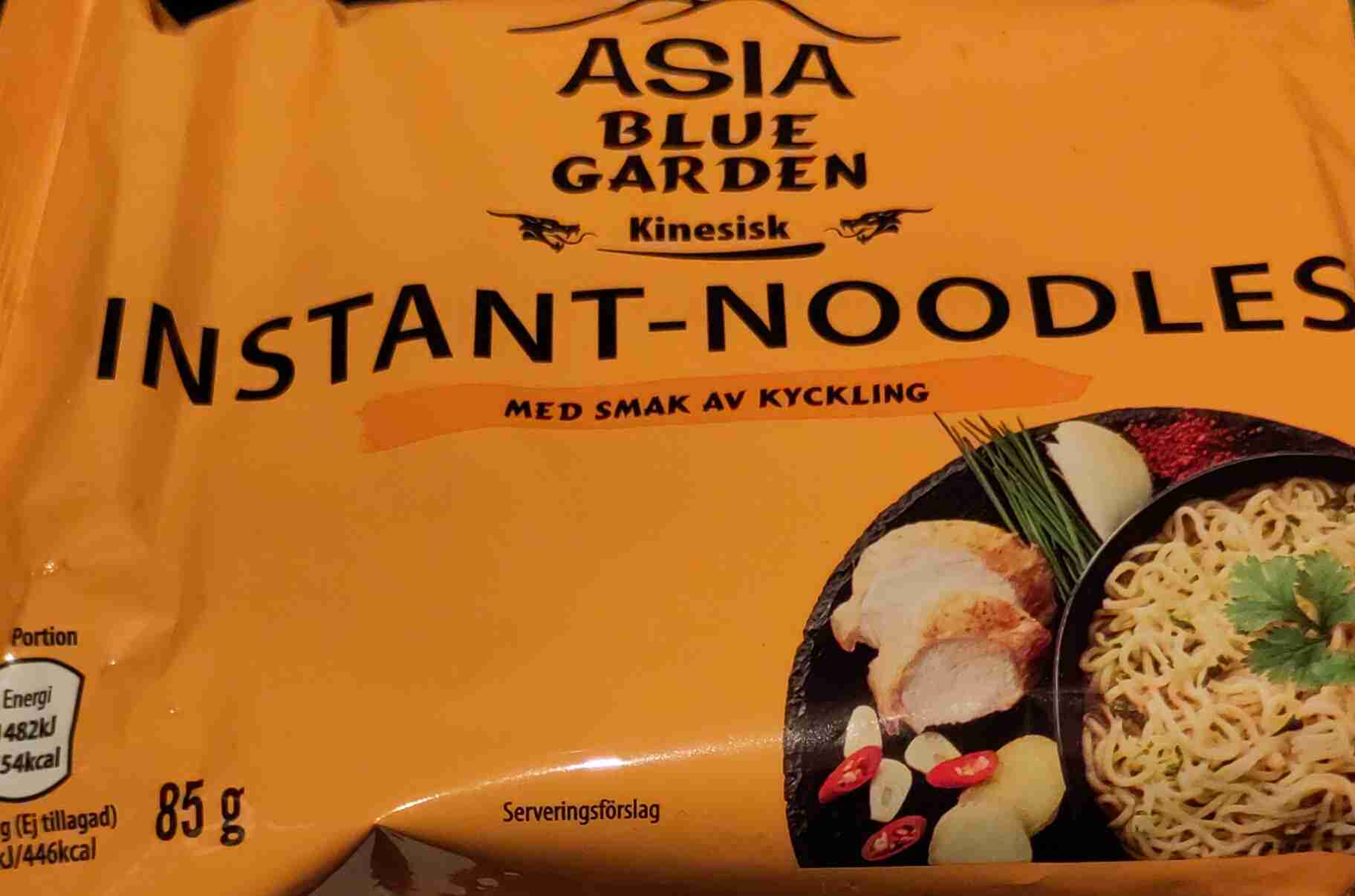 Instant-noodles med smak av kyckling