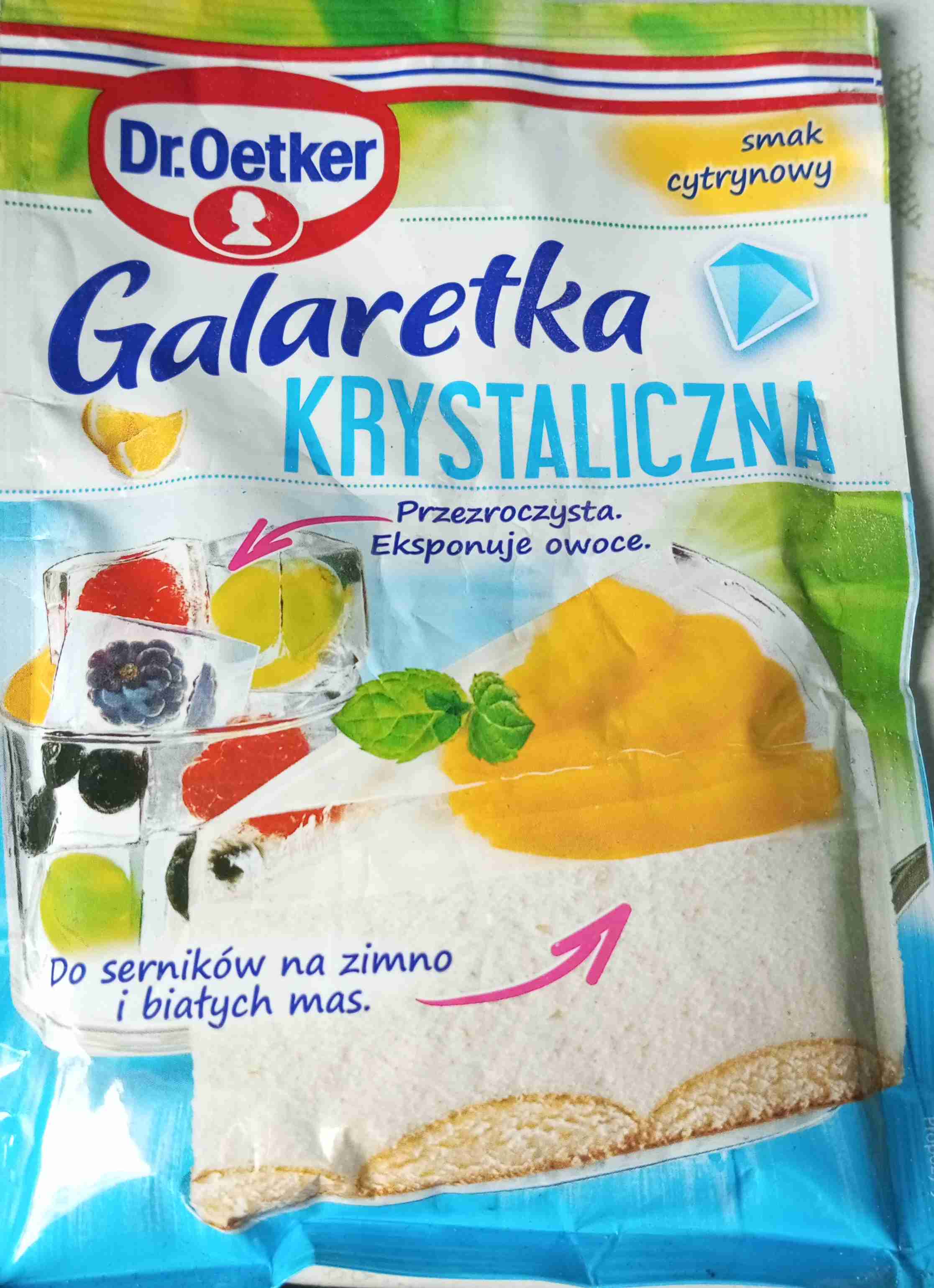 Galaretka krystaliczna cytrynowa