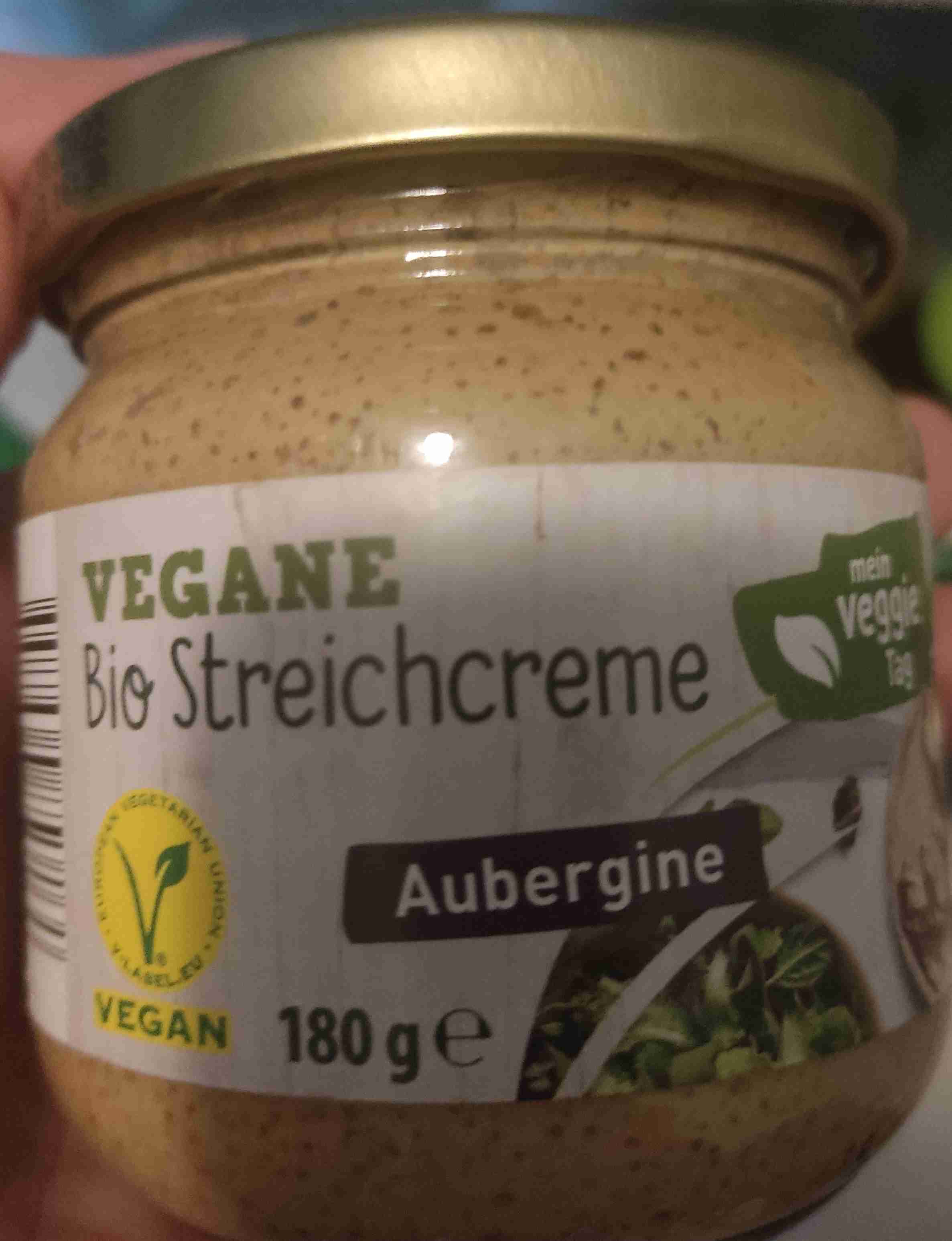 Vegane Bio Streichcreme Aubergine