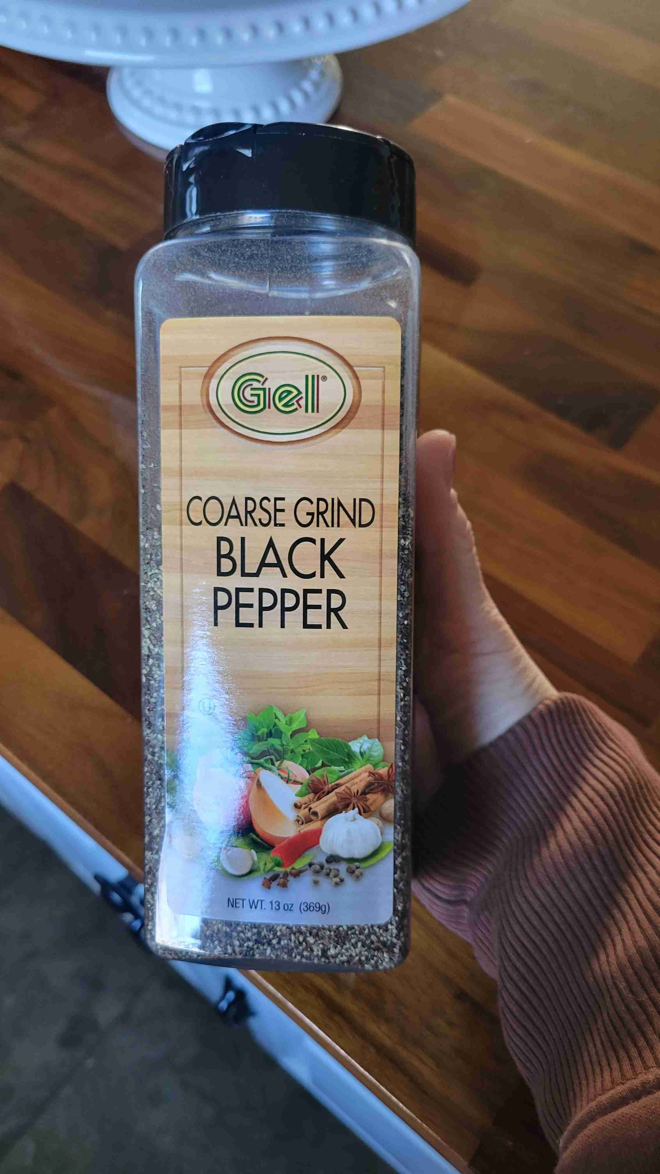 Coarse grind black pepper