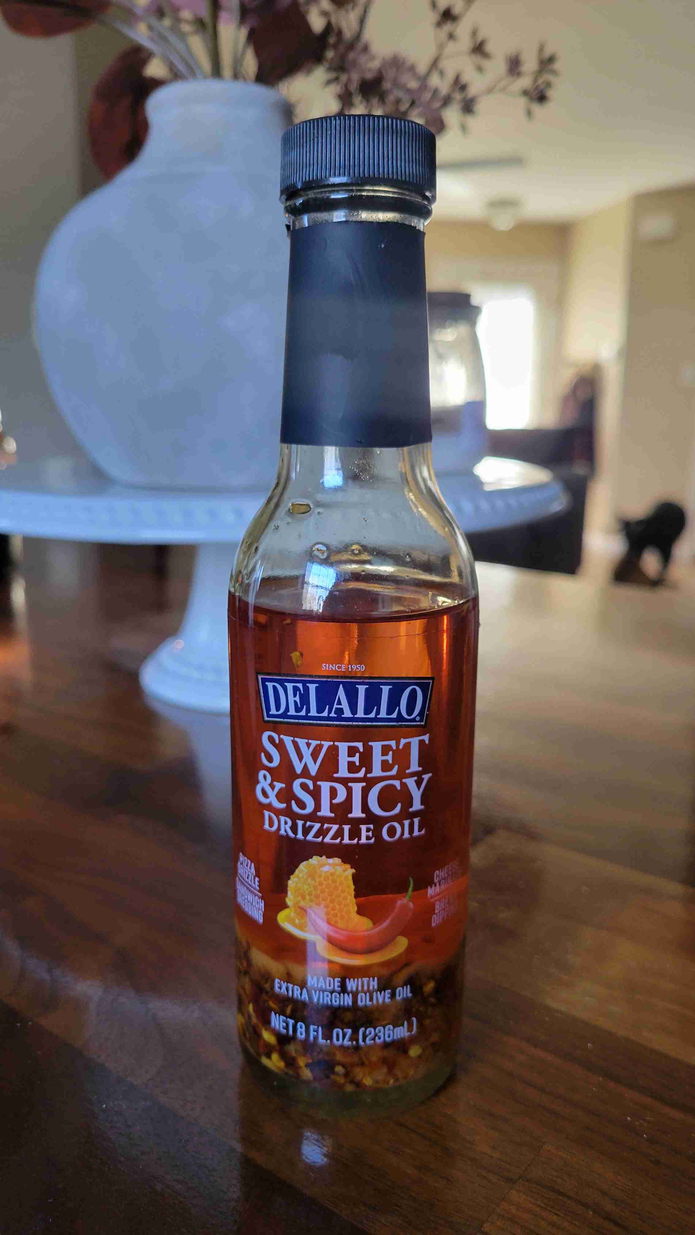 Sweet and spicy drizzle oil