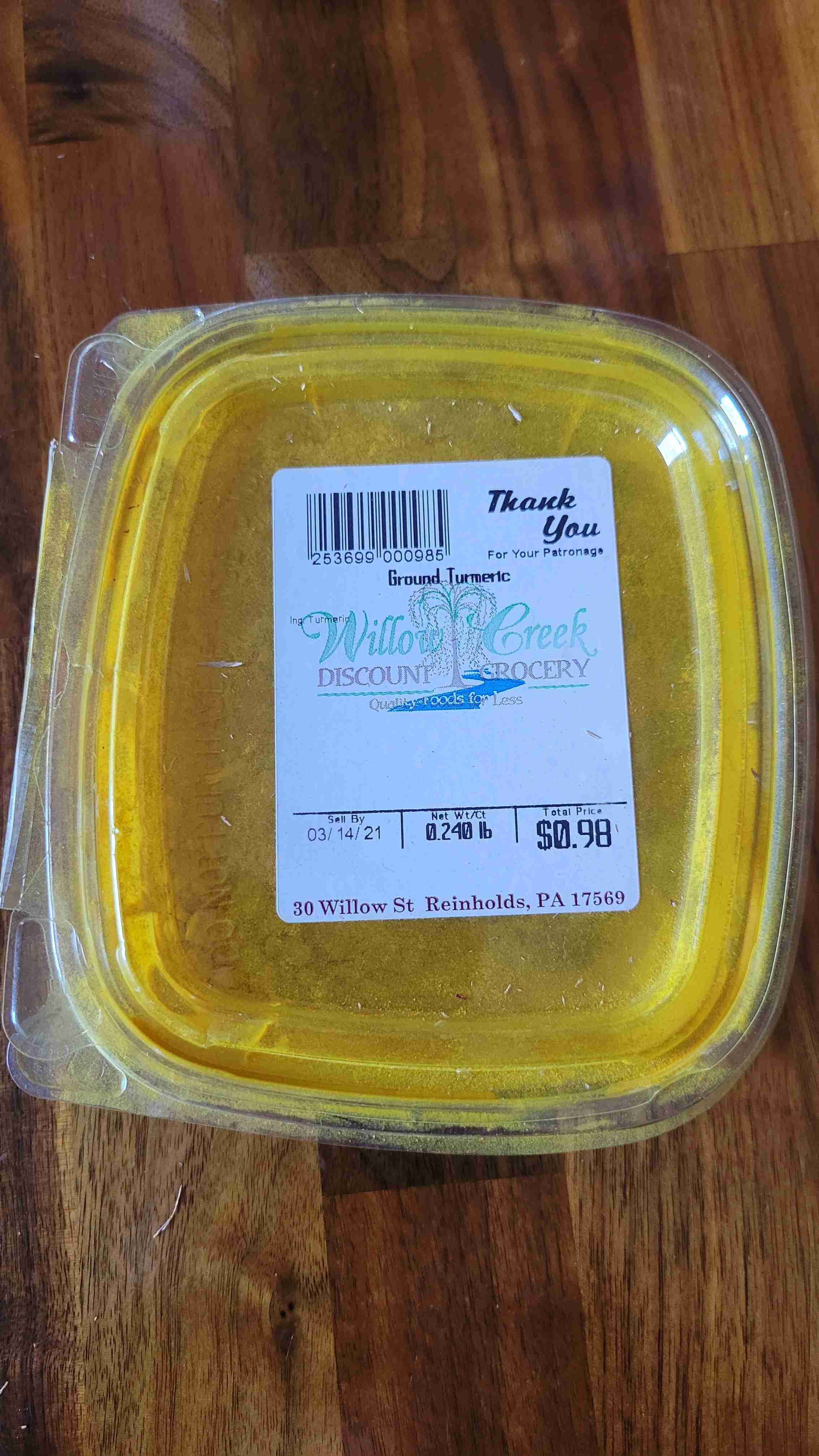 Ground Turmeric 