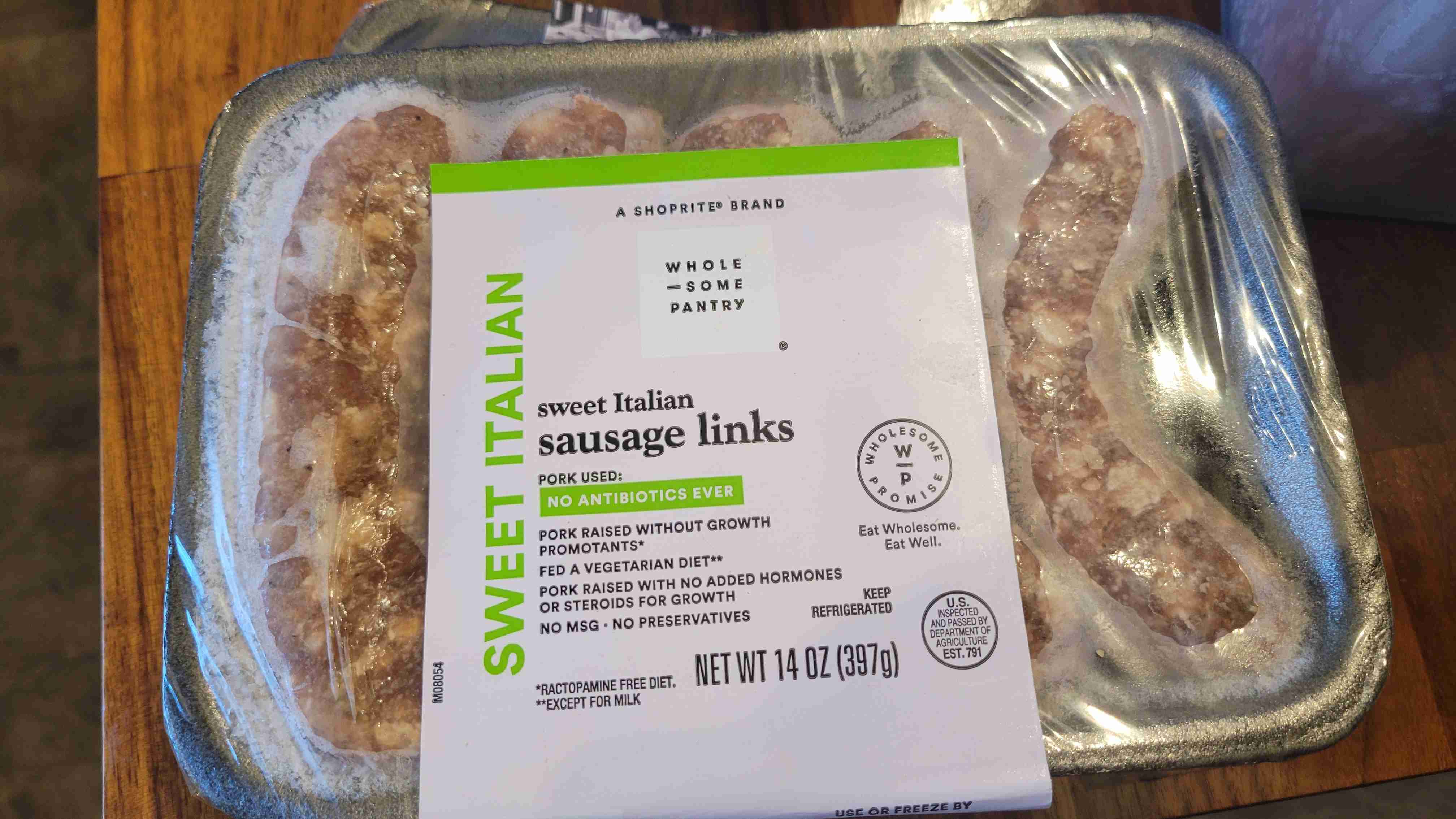 Sweet Italian Sausage Links