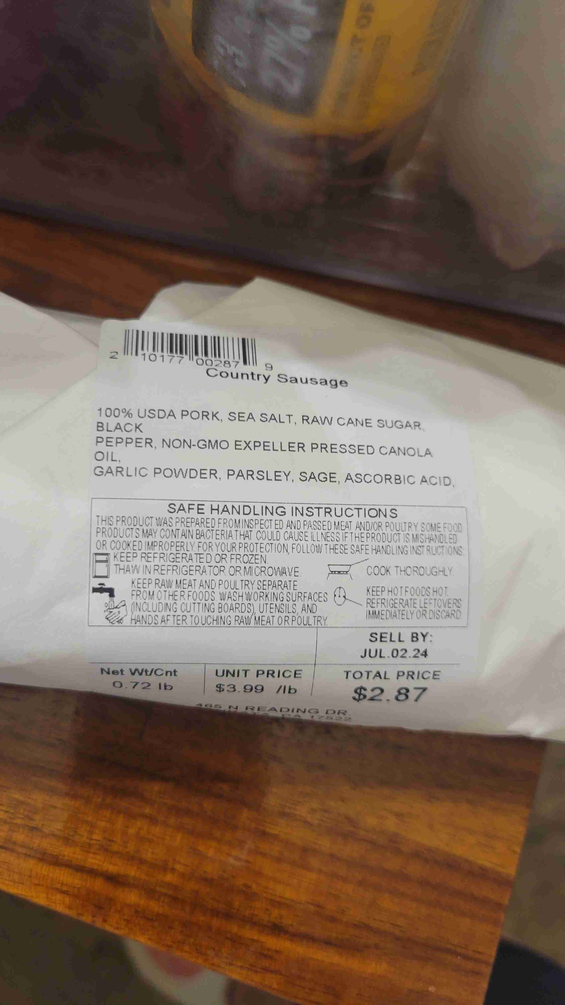 Country Sausage