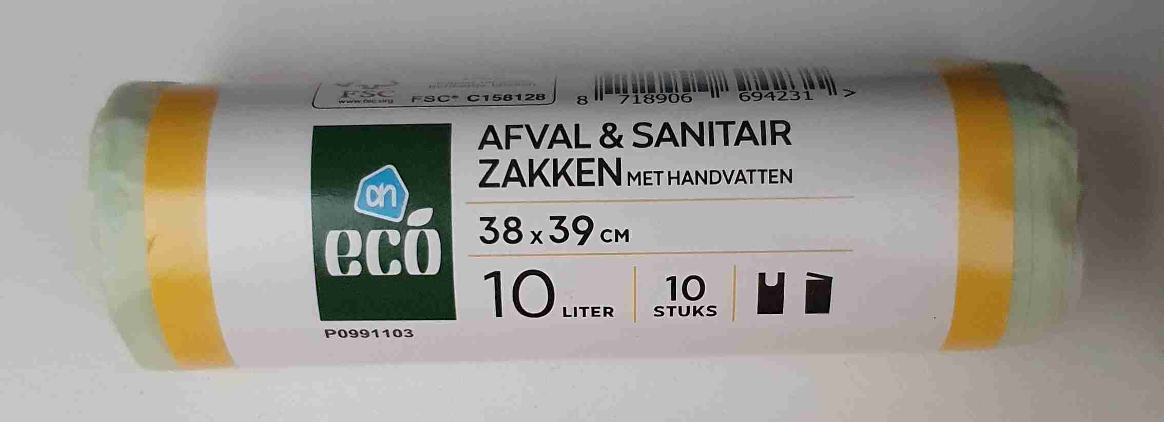 Eco afvalzakken 10L