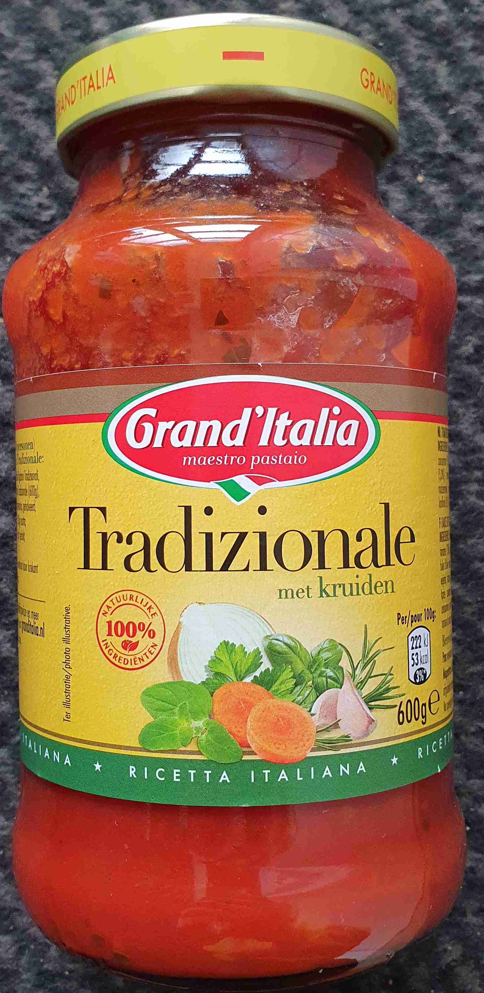 Pastasaus Tradizionale met kruiden
