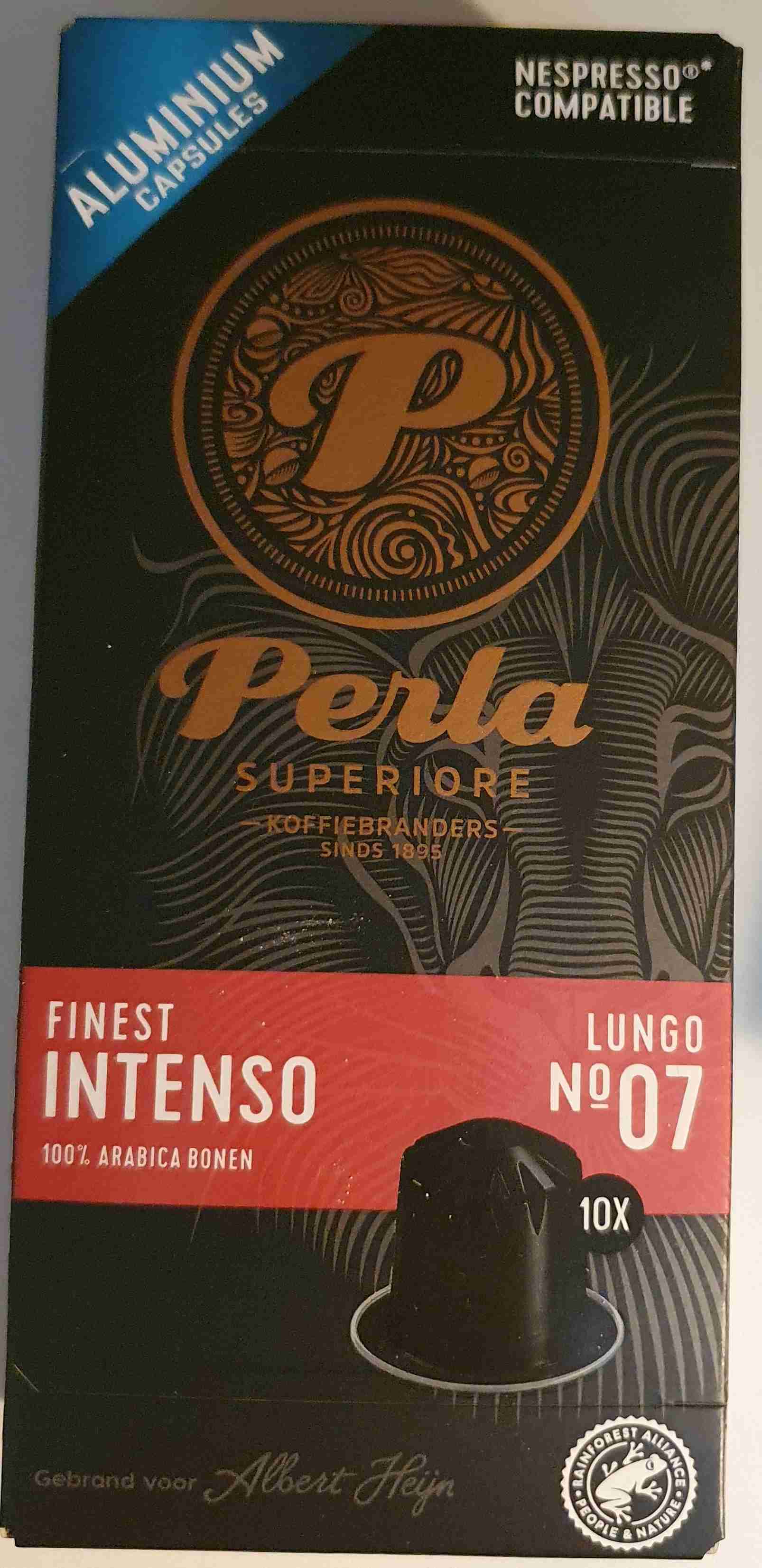 Nespresso cups Intenso Lungo