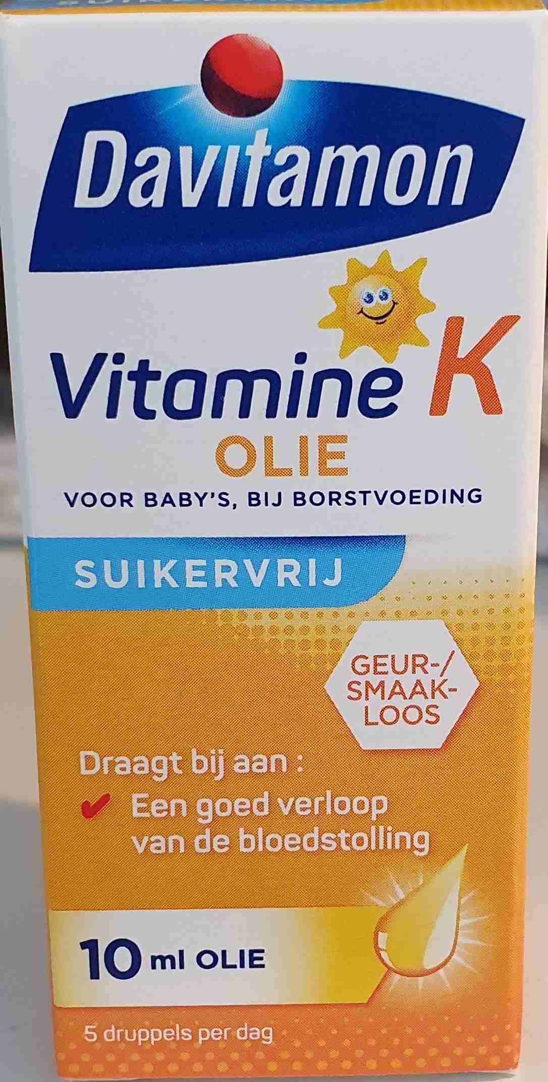 Vitamine K olie voor baby's
